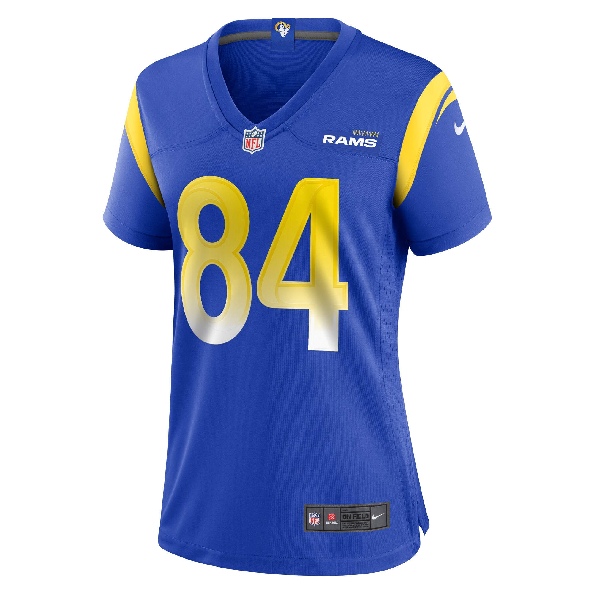 Los Angeles Rams Hunter Long Royal Home Game NFL Jersey Women's