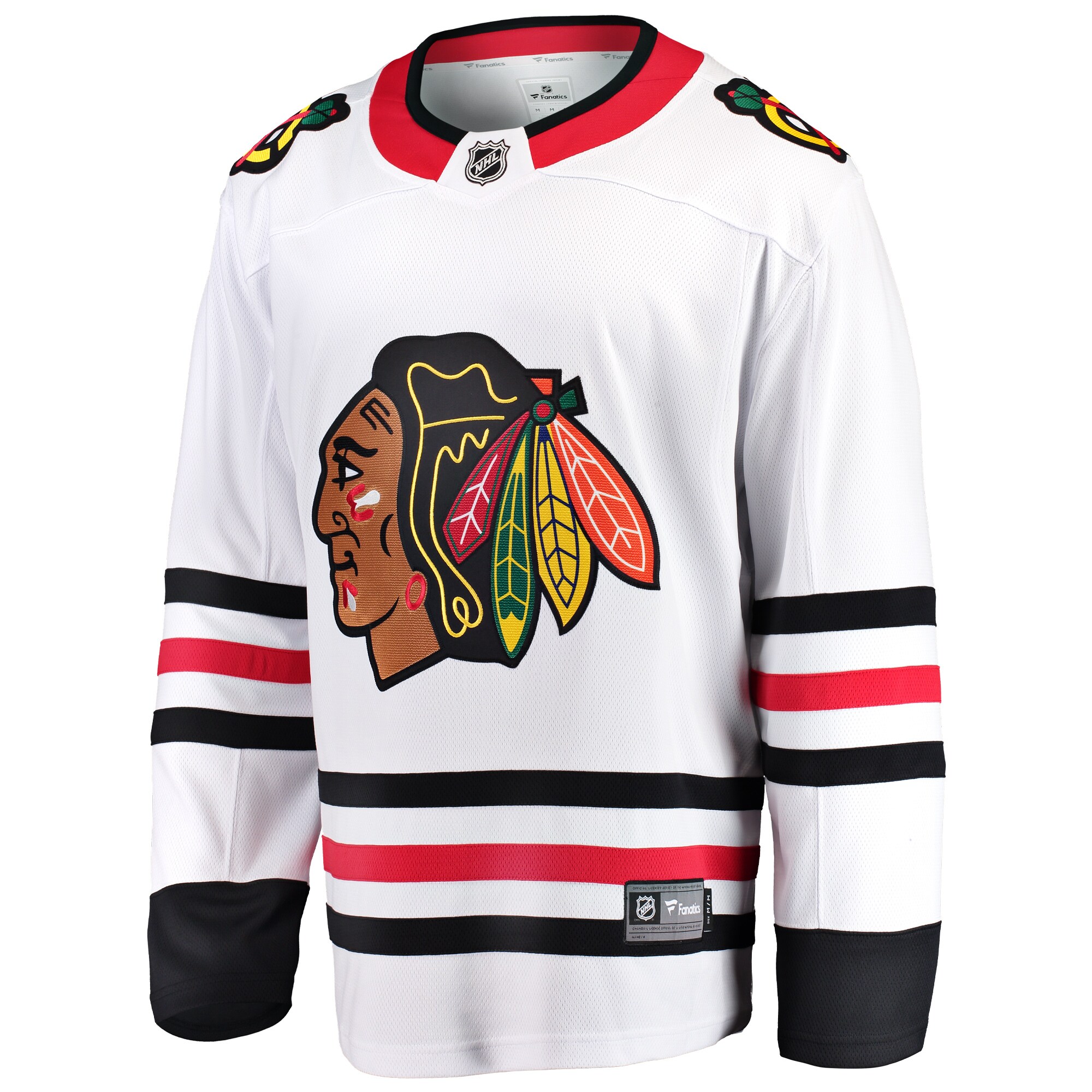 Chicago Blackhawks White Breakaway Away NHL Jersey Men's