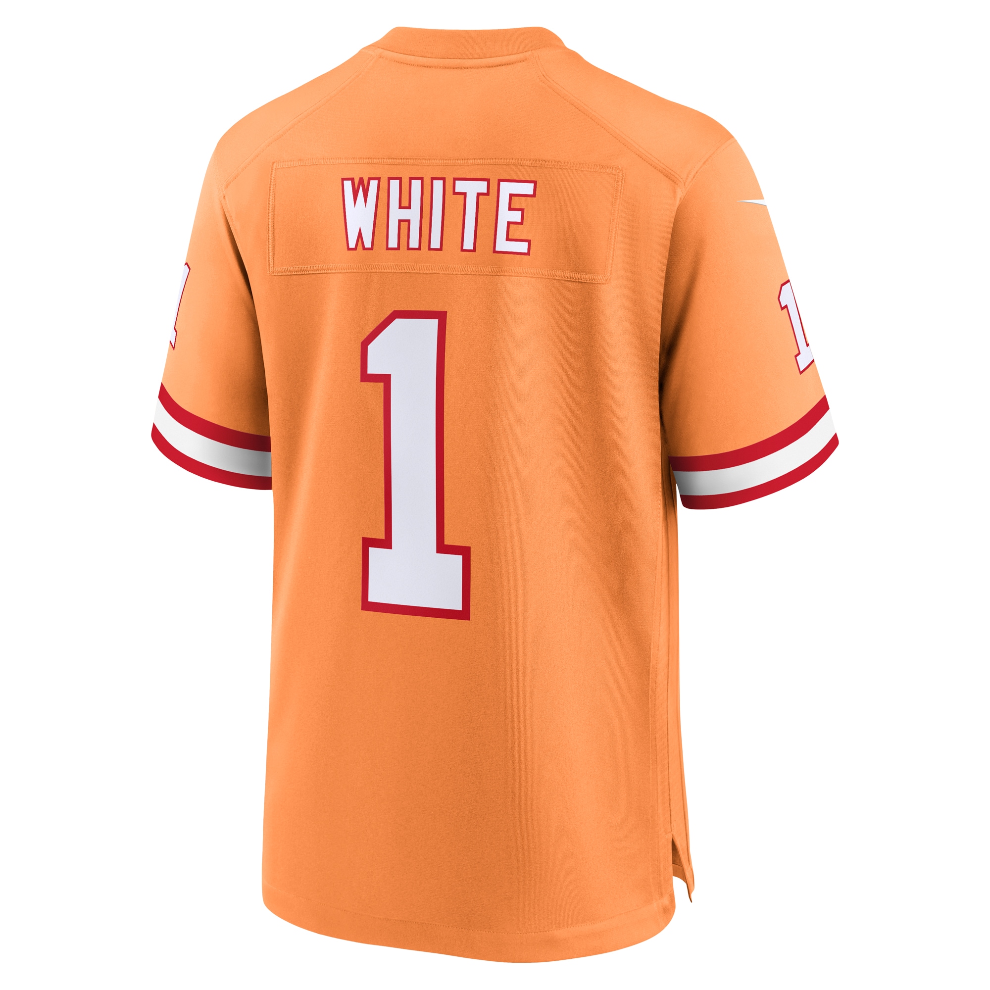 Tampa Bay Buccaneers Rachaad White Orange Throwback Game NFL Jersey Men's