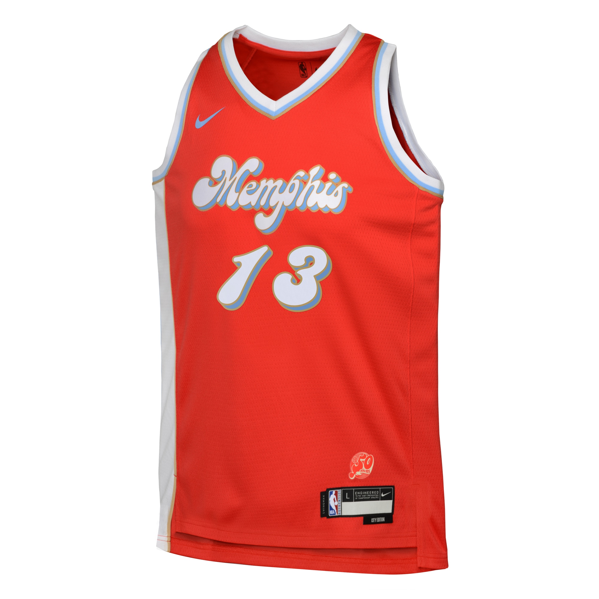 Memphis Grizzlies City Edition Swingman 2024 Red Jaren Jackson Jr NBA Jersey Youth