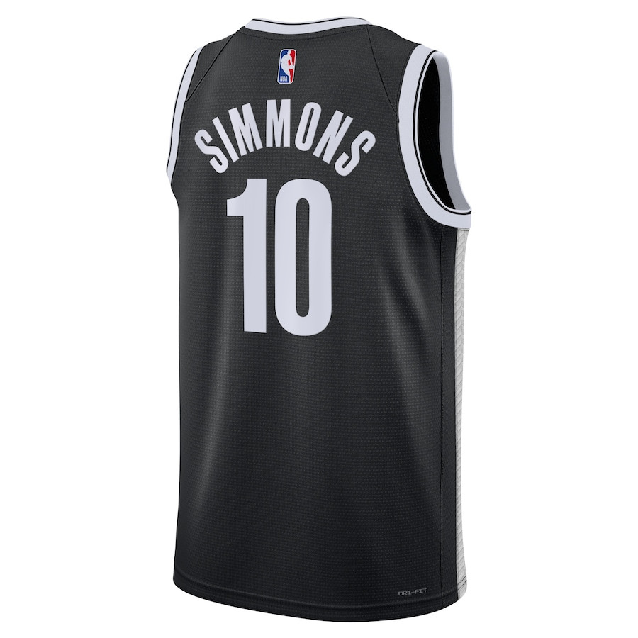 Ben Simmons 10 Brooklyn Nets Unisex Swingman Icon Edition Black NBA Jersey Unisex