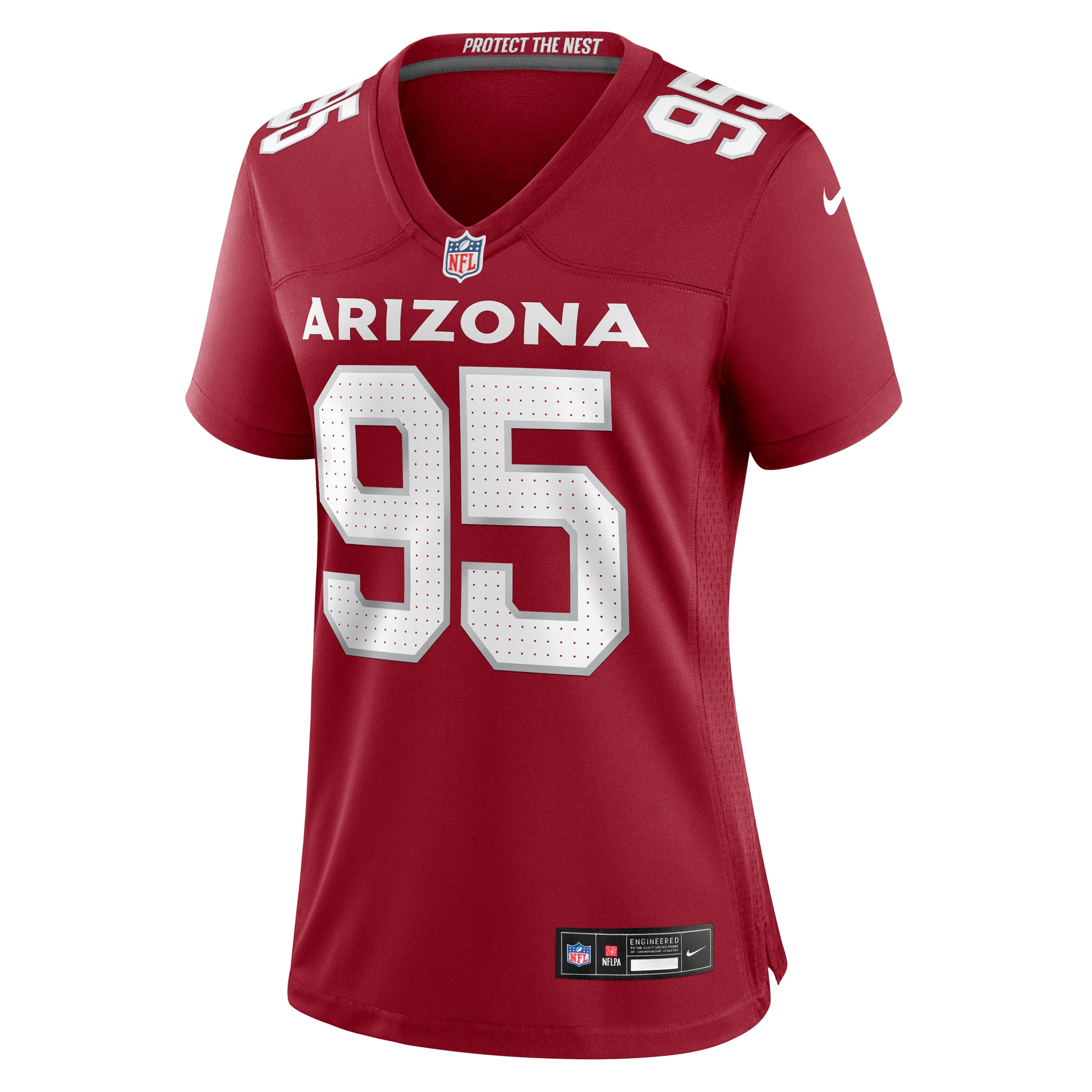 Arizona Cardinals Khyiris Tonga Cardinal Game NFL Jersey Women's