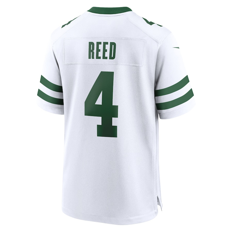 D.J. Reed 4 New York Jets Game Legacy White NFL Jersey Men's