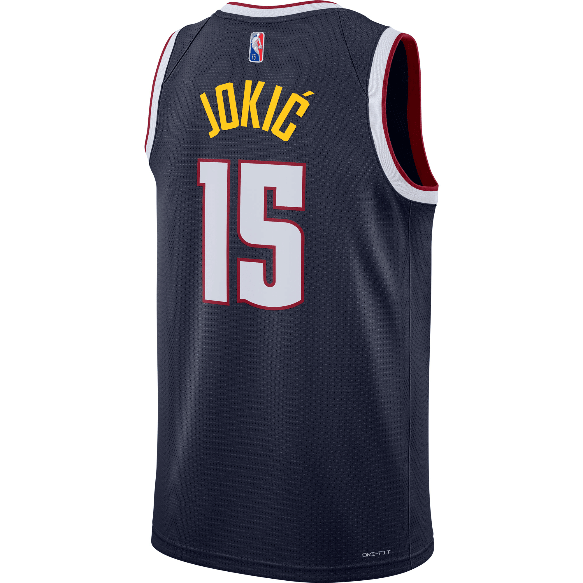 Nikola Jokic Denver Nuggets Diamond Swingman Icon Edition Navy NBA Jersey Men's