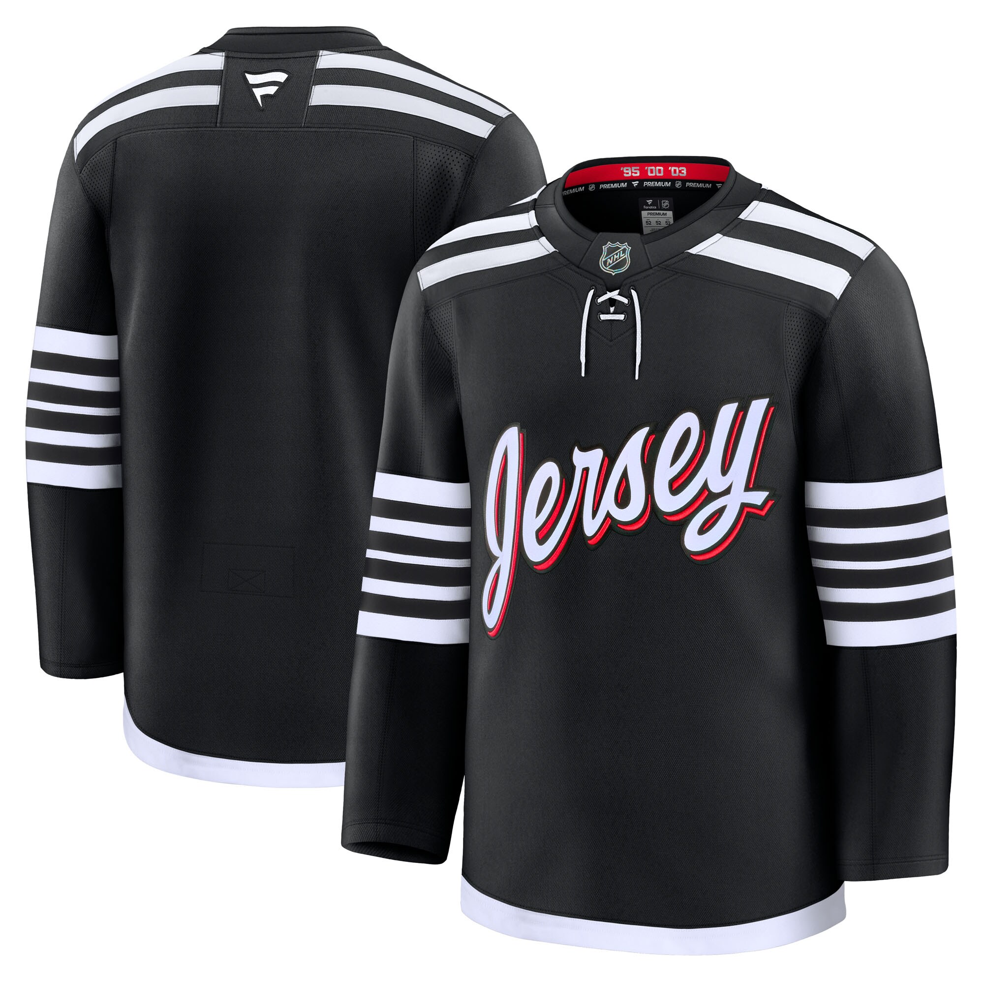 New Jersey Devils Black Alternate Premium NHL Jersey Men's