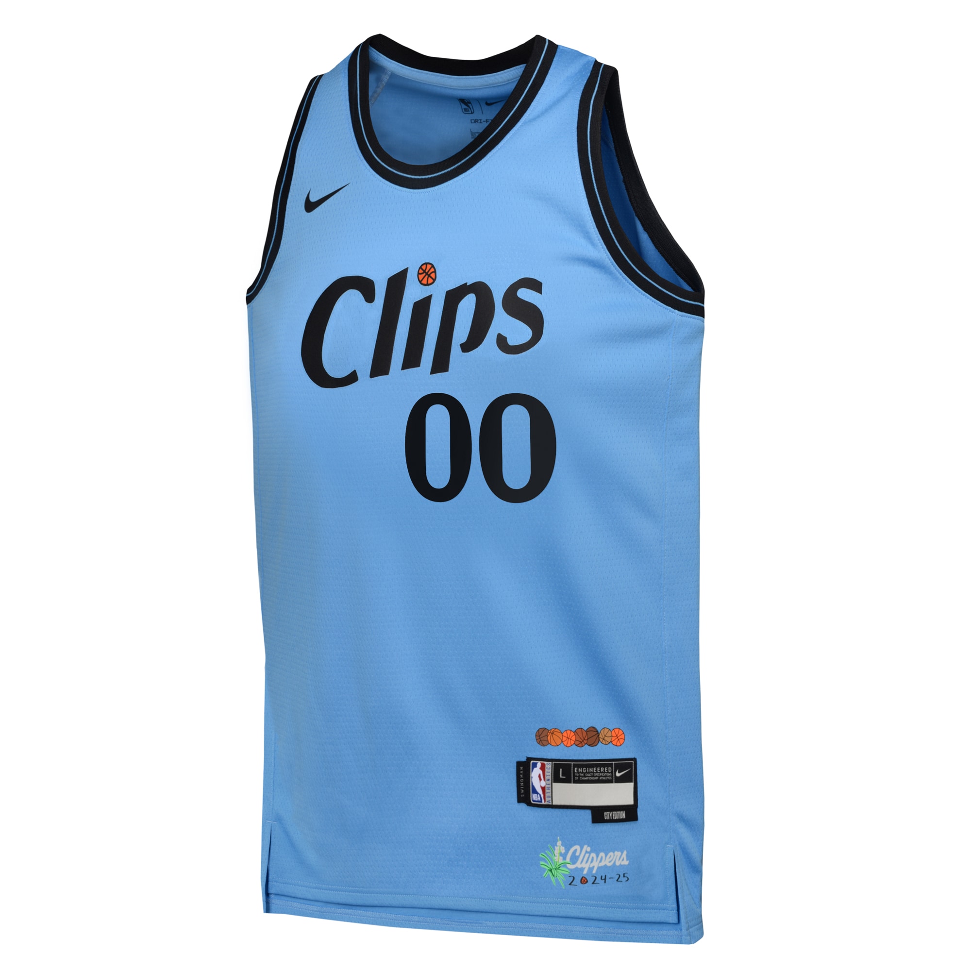Los Angeles Clippers City Edition Swingman 2024 Custom NBA Jersey Youth