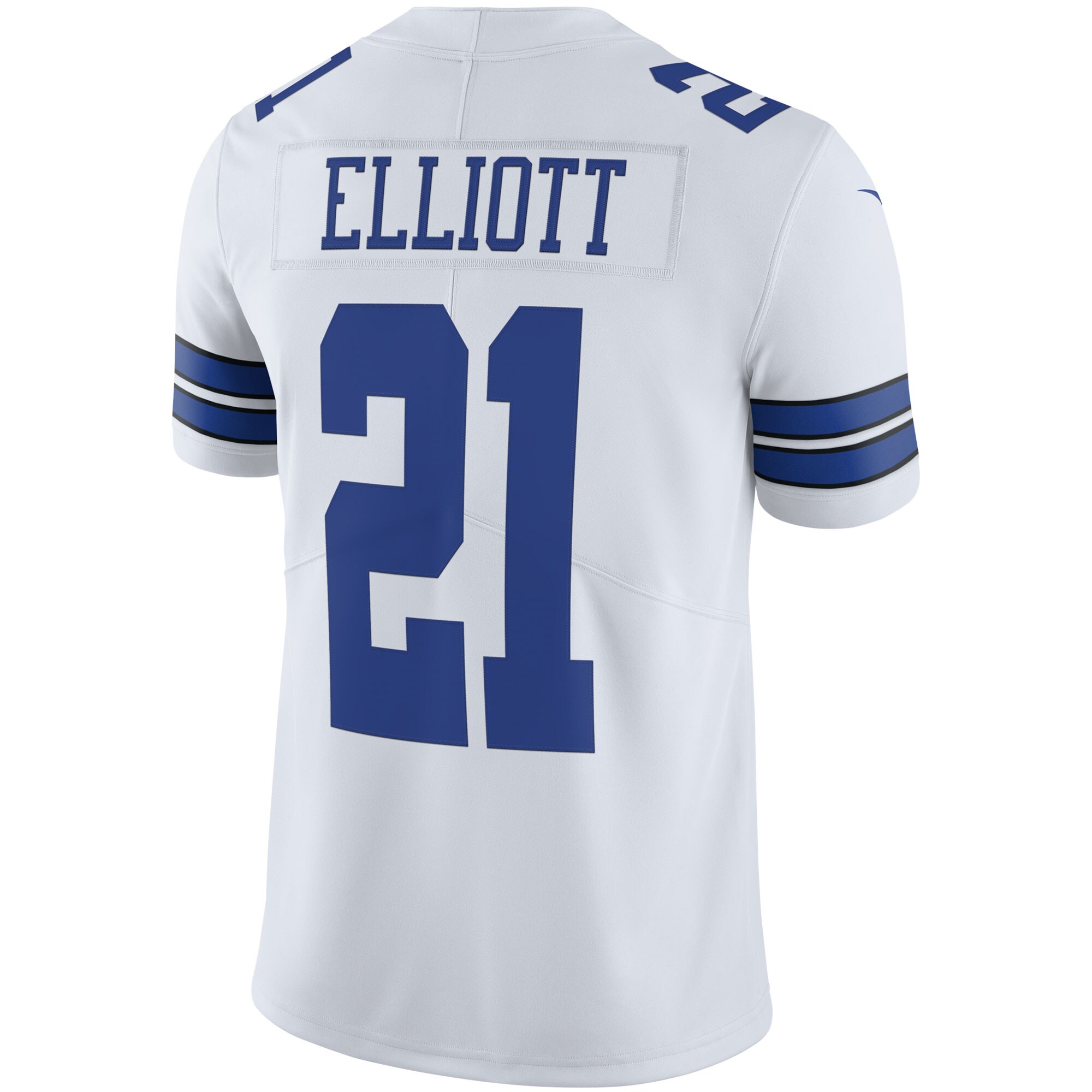 Dallas Cowboys Ezekiel Elliott White Vapor Limited Player NFL Jersey Men's