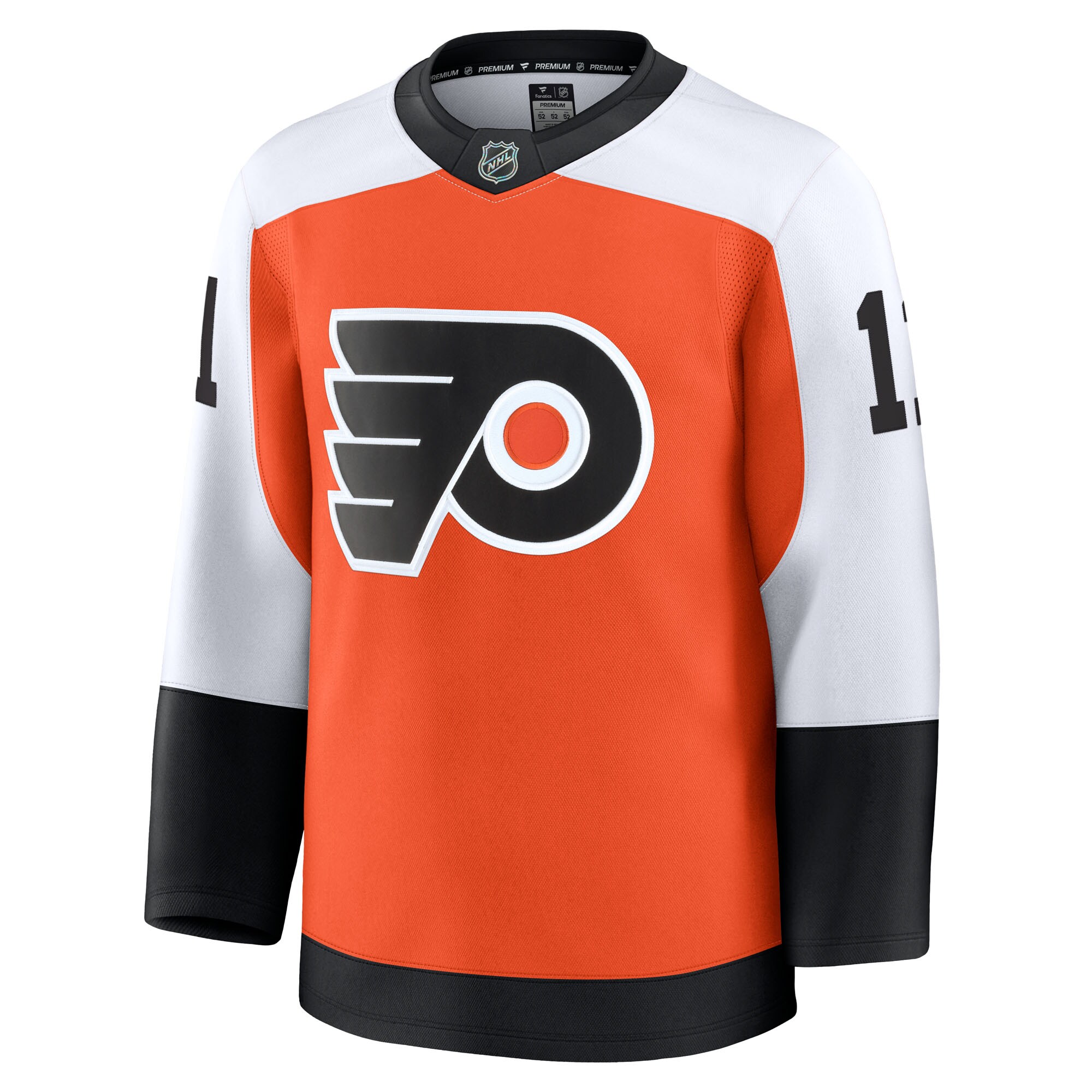 Philadelphia Flyers Travis Konecny Burnt Orange Home Premium NHL Jersey Men's