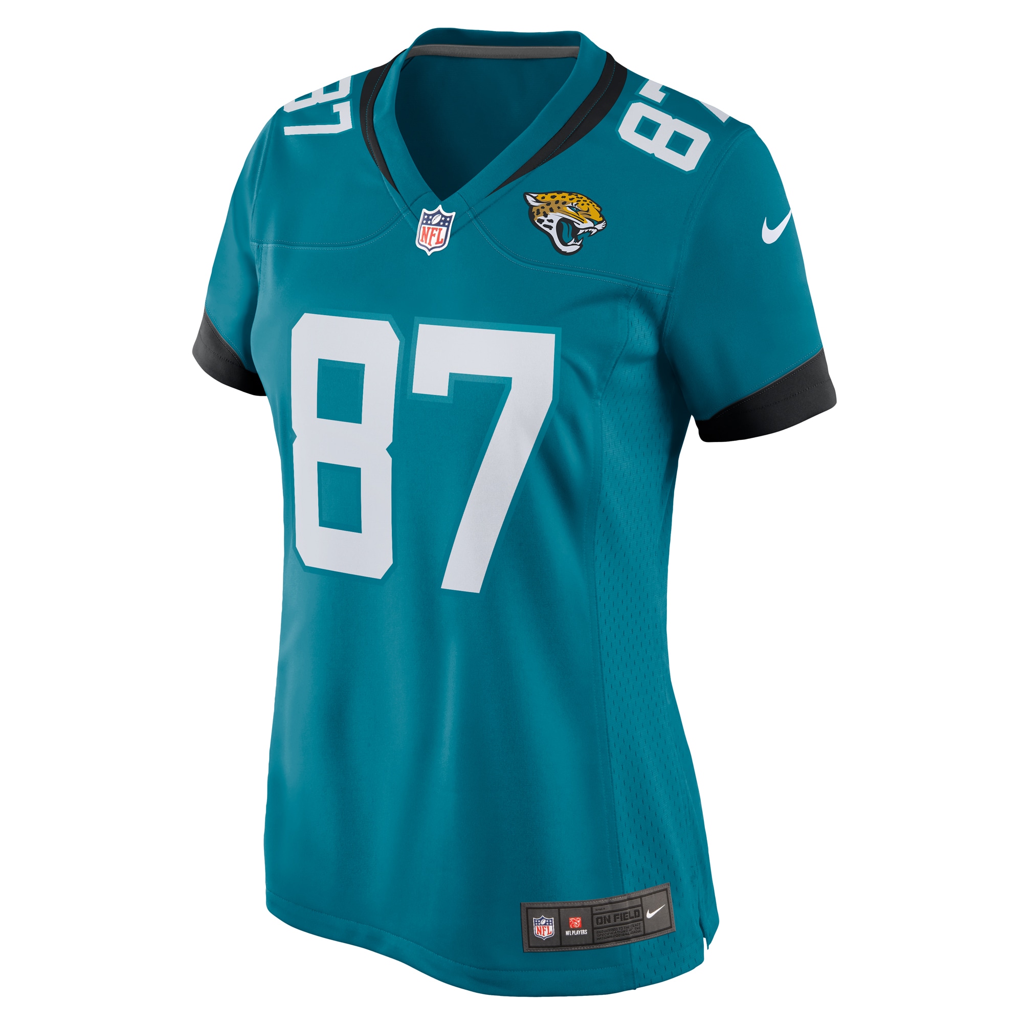 Jacksonville Jaguars Josh Pederson Teal Team Game NFL Jersey Women's