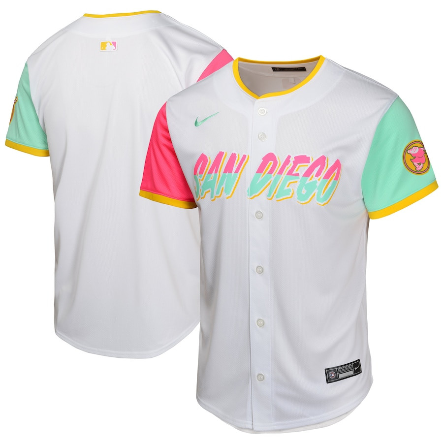 San Diego Padres City Connect Limited White MLB Jersey Youth