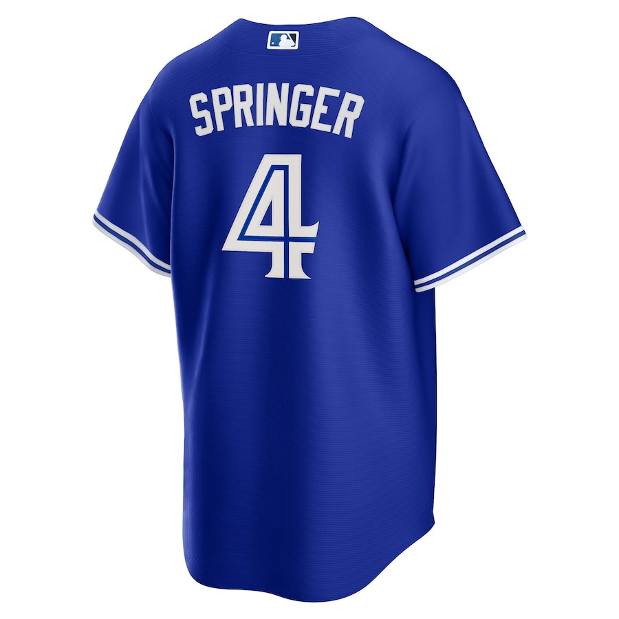 George Springer 4 Toronto Blue Jays Alternate Royal MLB Jersey Men's
