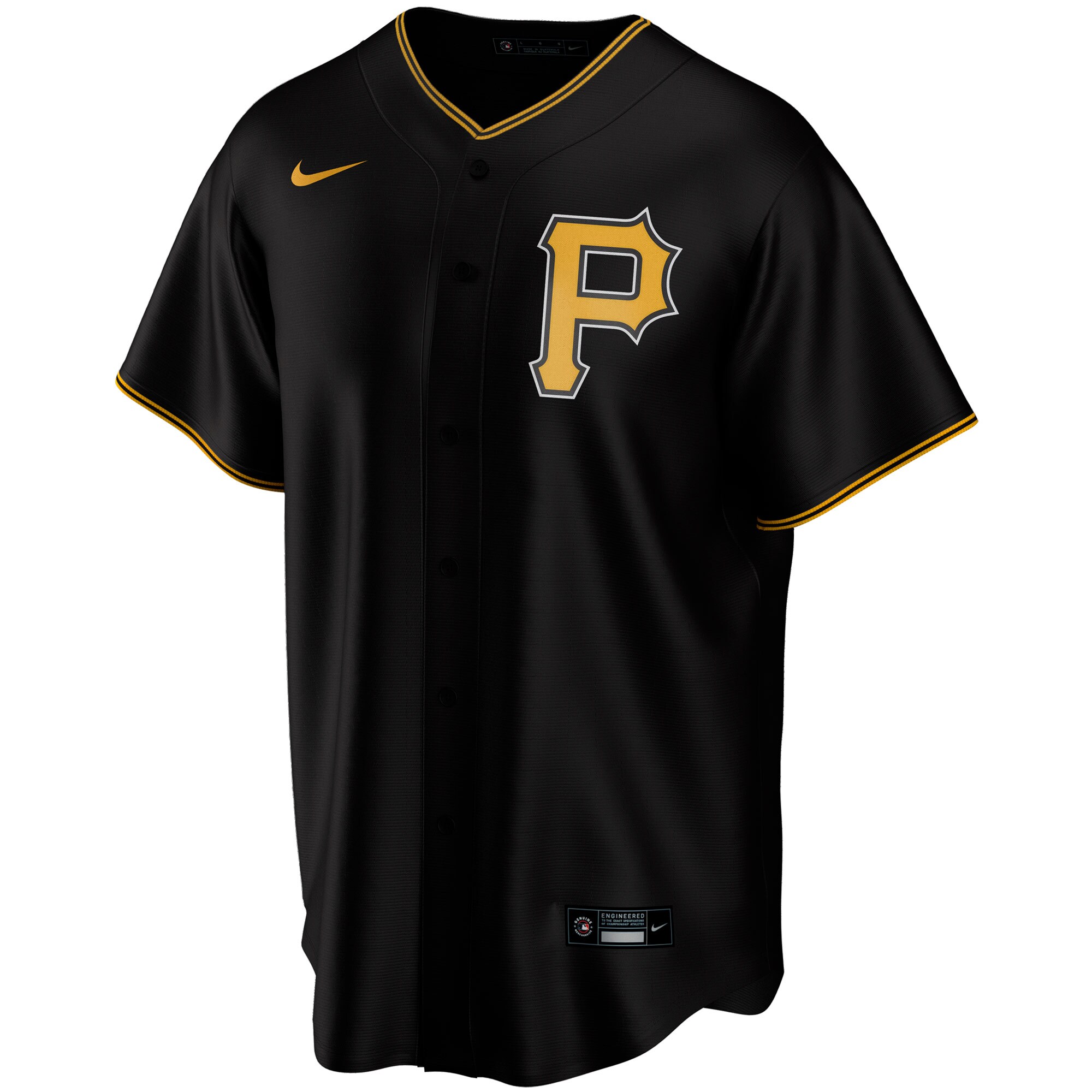Pittsburgh Pirates Black Alternate Team MLB Jersey Youth