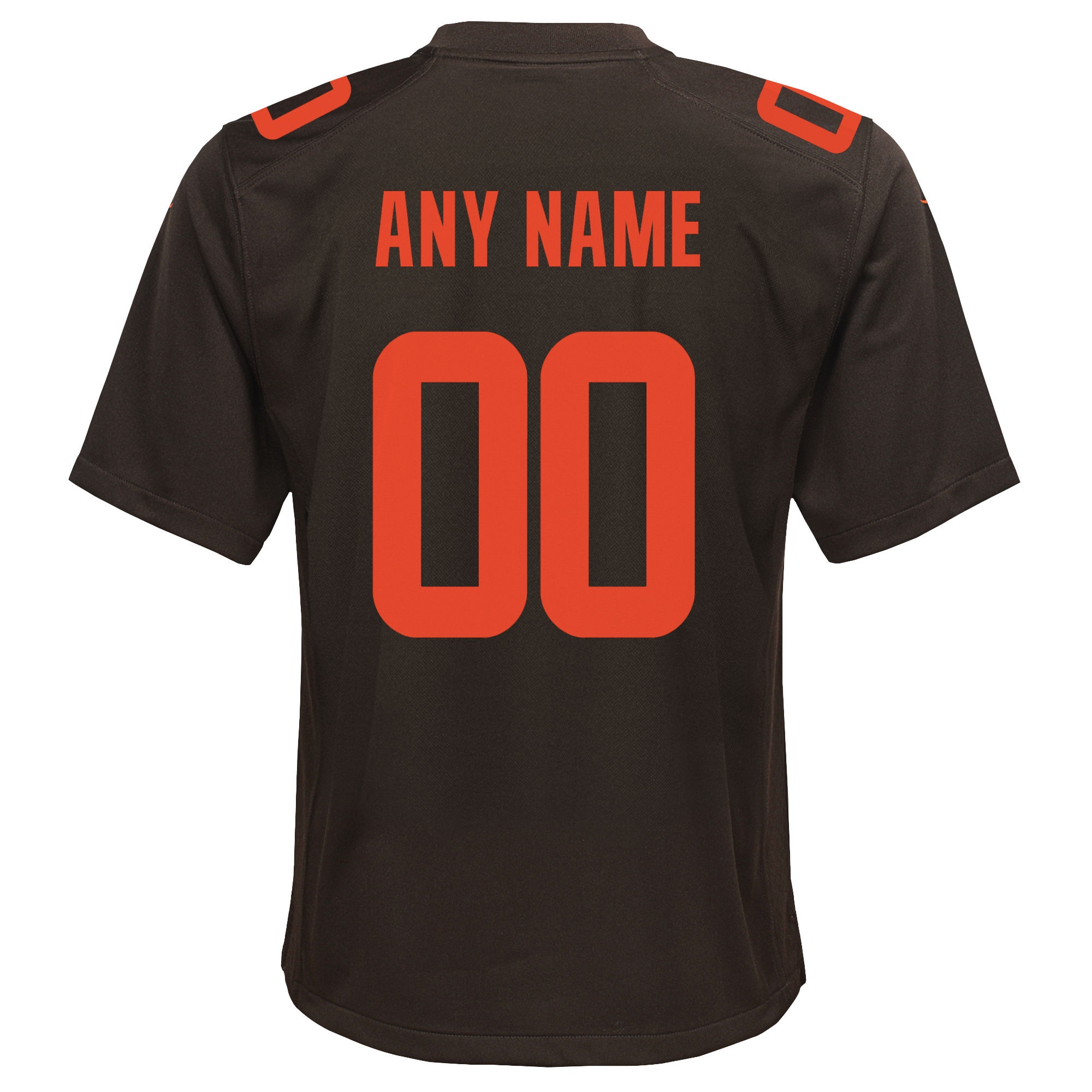 Cleveland Browns Brown Alternate Custom Game NFL Jersey Youth