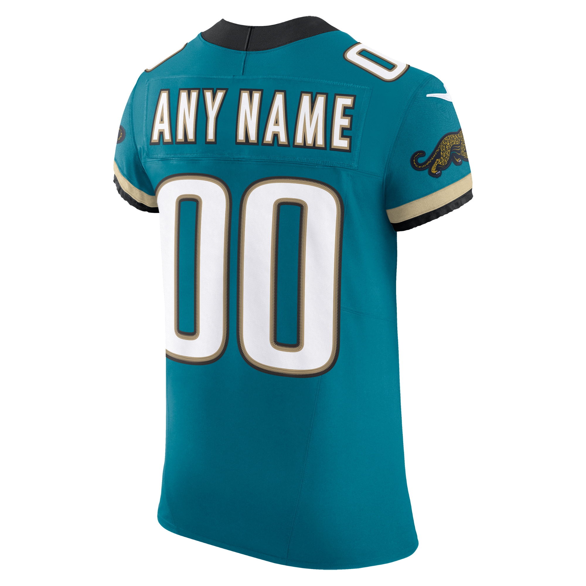 Jacksonville Jaguars Teal Alternate Vapor F.U.S.E. Elite Custom NFL Jersey Men's