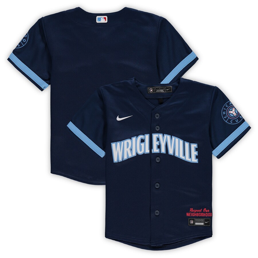 Chicago Cubs Toddler MLB City Connect Team Jersey Navy