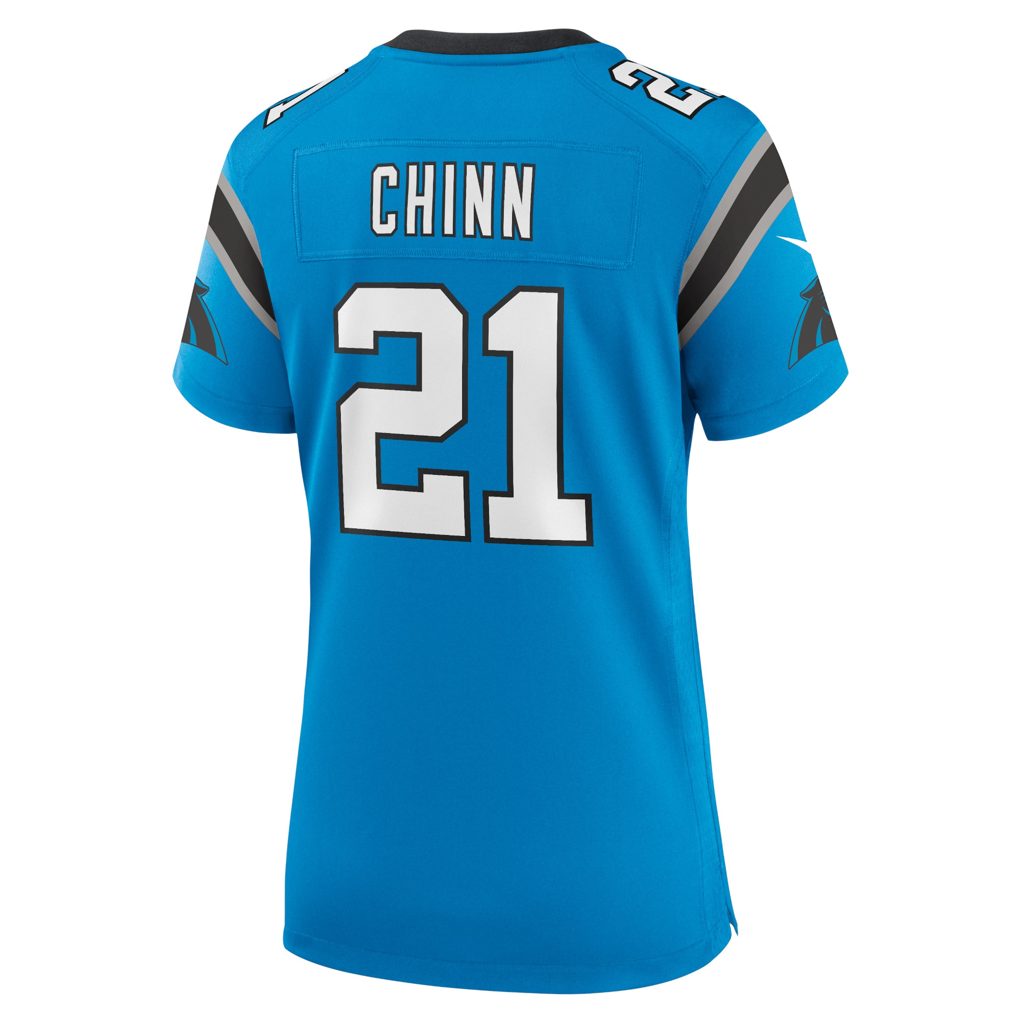 Carolina Panthers Jeremy Chinn Blue Player NFL Jersey Women's