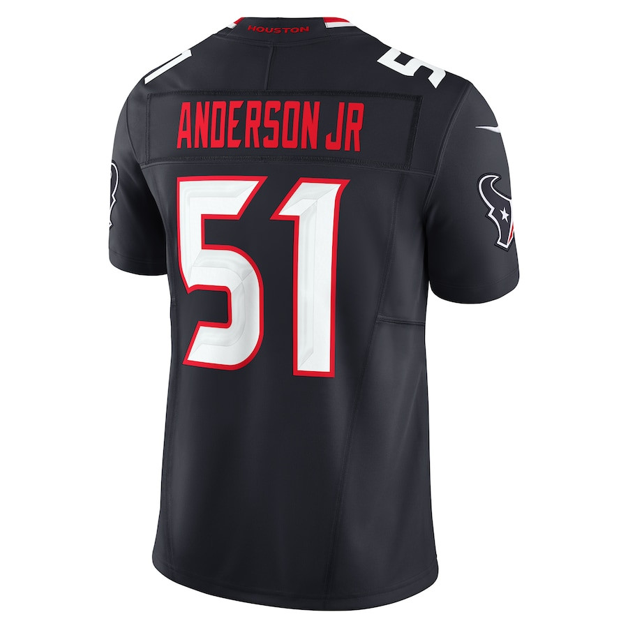 Will Anderson Jr. 51 Houston Texans Vapor F.U.S.E. Limited Navy NFL Jersey Men's