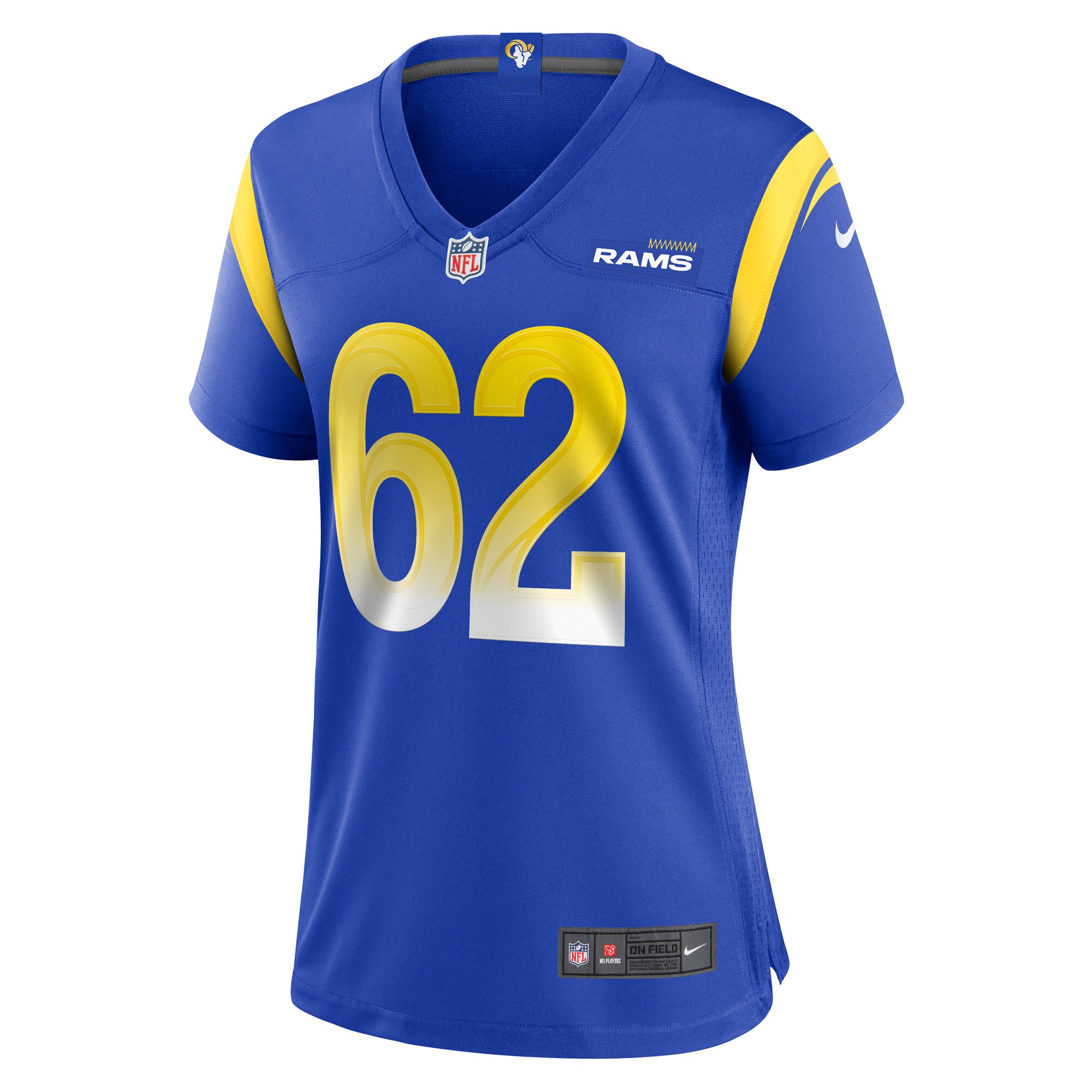 Los Angeles Rams Blake Larson Royal Game NFL Jersey Women's