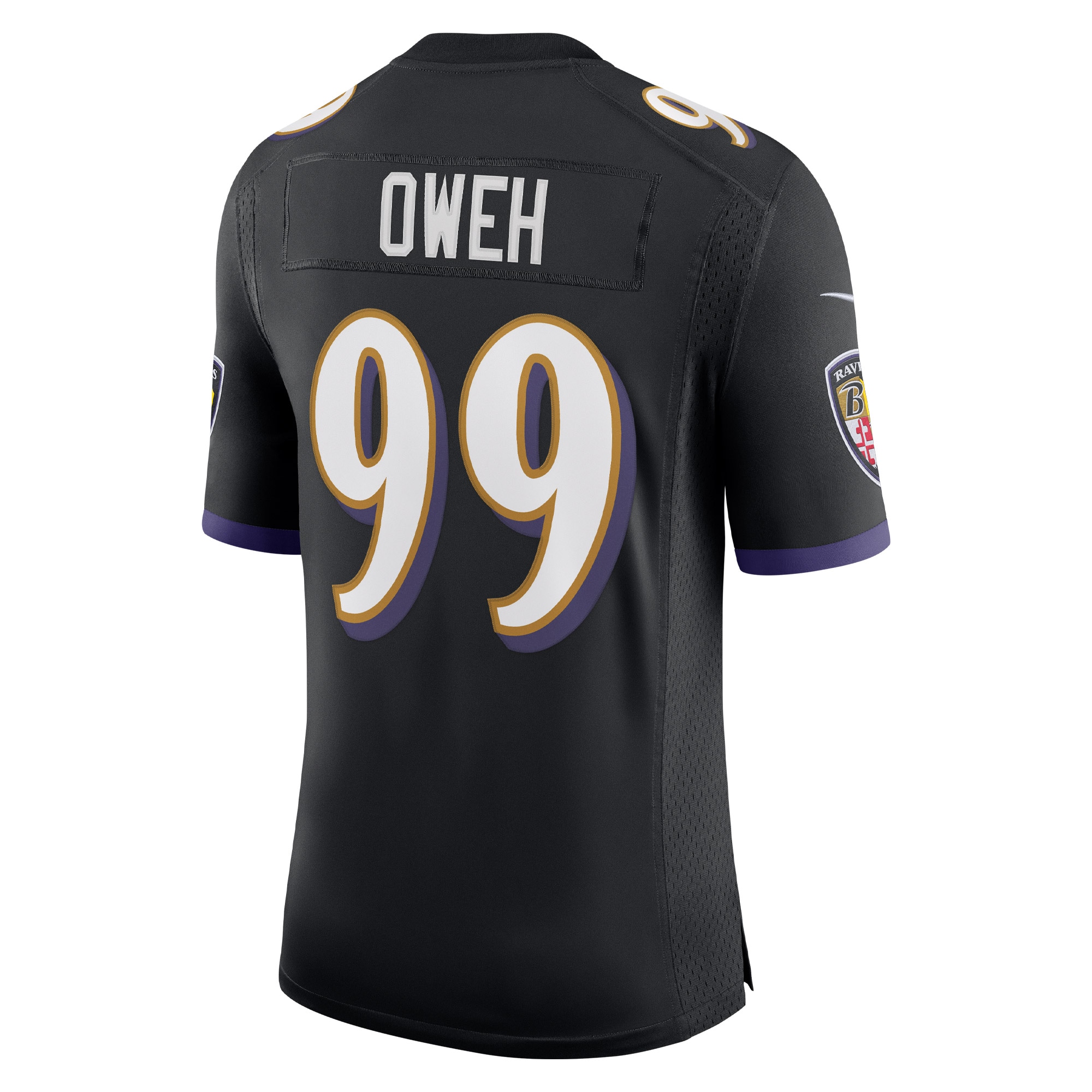 Baltimore Ravens Odafe Oweh Black Vapor Limited NFL Jersey Men's