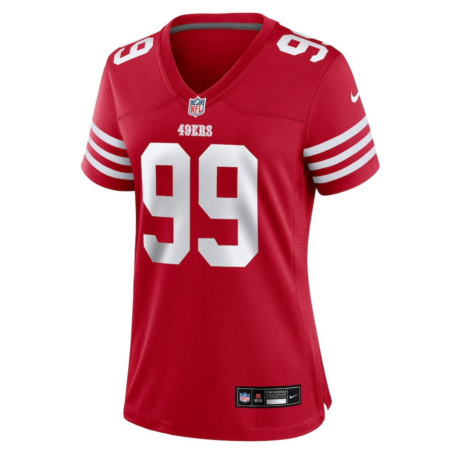 Maliek Collins 99 San Francisco 49ers Game Scarlet NFL Jersey Women's
