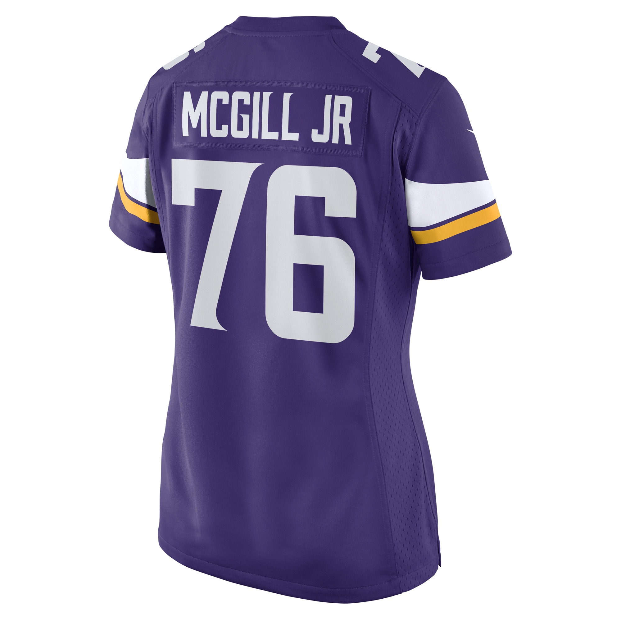 Minnesota Vikings T.Y. McGill Jr. Purple Game Player NFL Jersey Women's