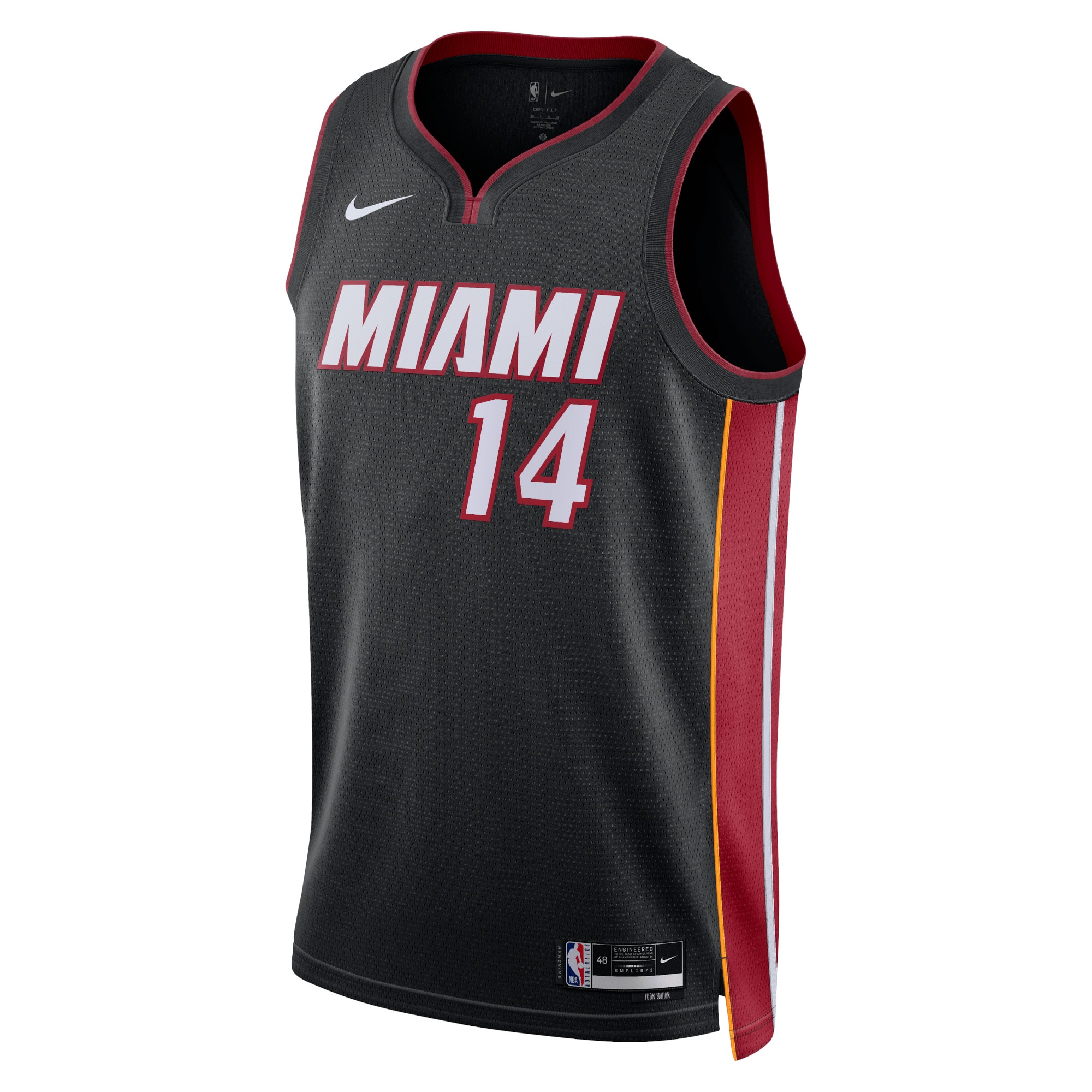Miami Heat Icon Edition Swingman Black Tyler Herr Unisex NBA Jersey Unisex