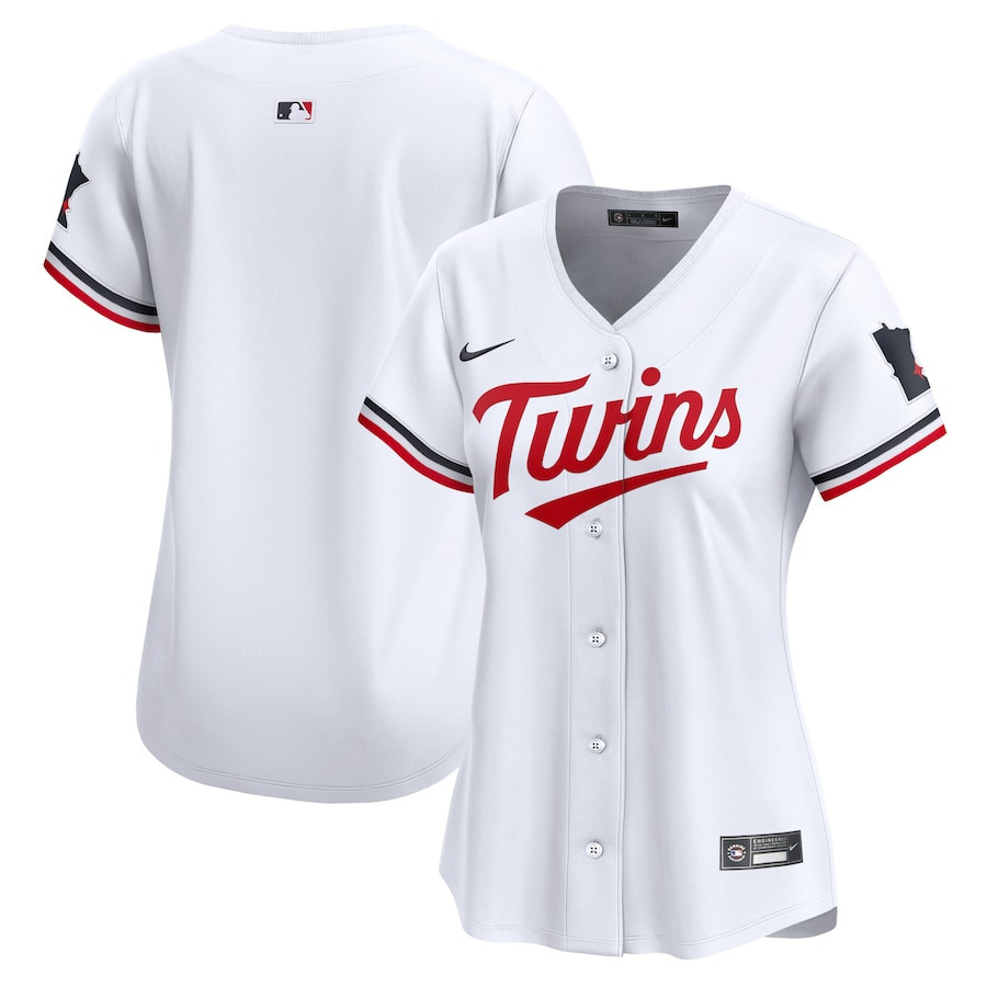 Minnesota Twins Home Limited White MLB Jersey Women's