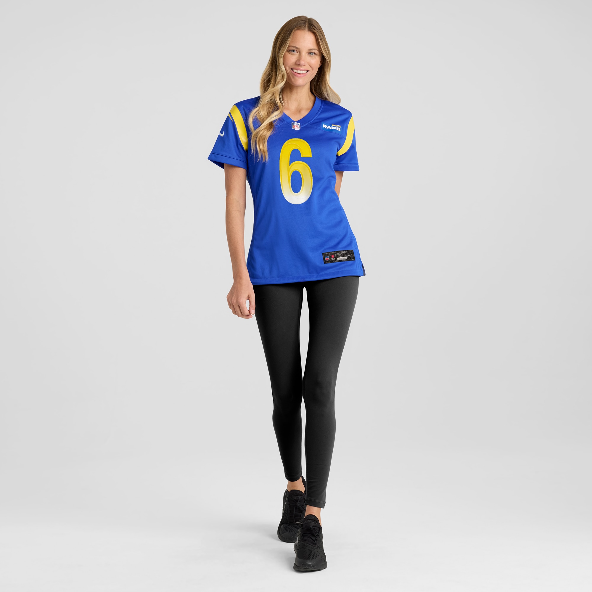 Los Angeles Rams Drake Stoops Royal Game NFL Jersey Women's