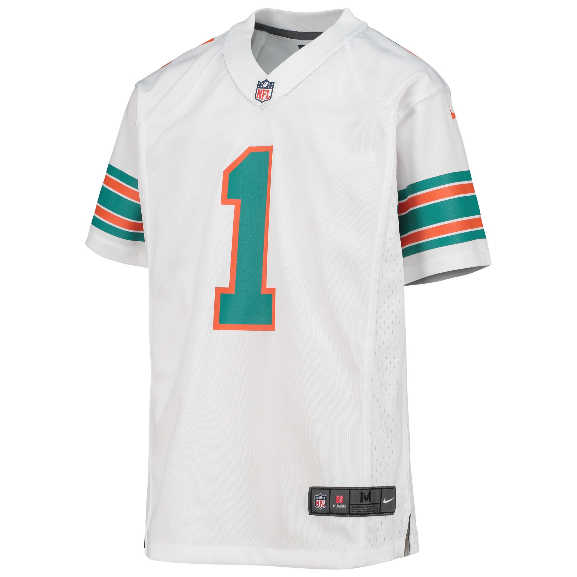 Miami Dolphins Tua Tagovailoa White Game NFL Jersey Youth