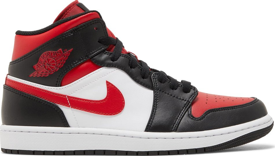 Air Jordan 1 Mid Bred Toe 554724-079