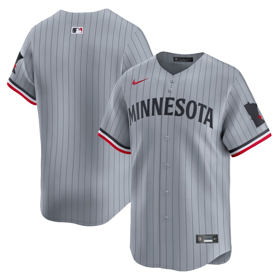 Minnesota Twins Road Limited Jersey Gray