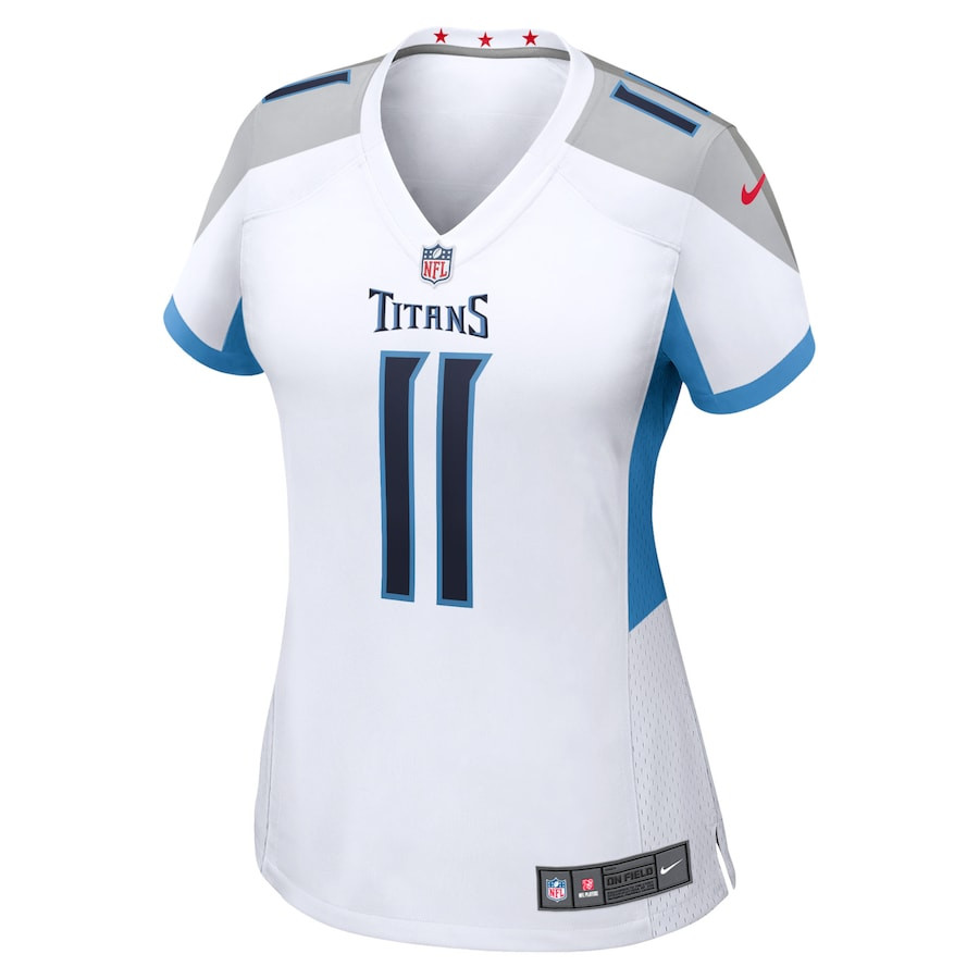 AJ Brown 11 Tennessee Titans Game White NFL Jersey Women's