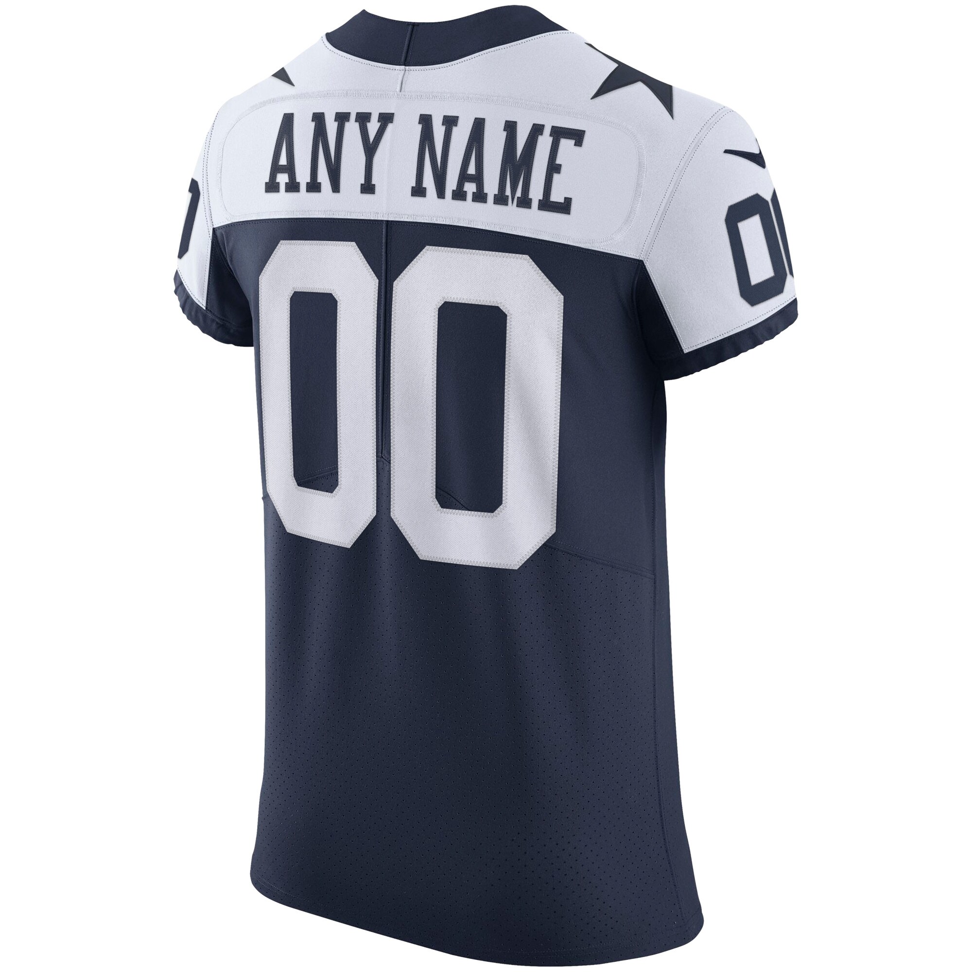 Dallas Cowboys Navy Alternate Vapor Elite Custom NFL Jersey Men's