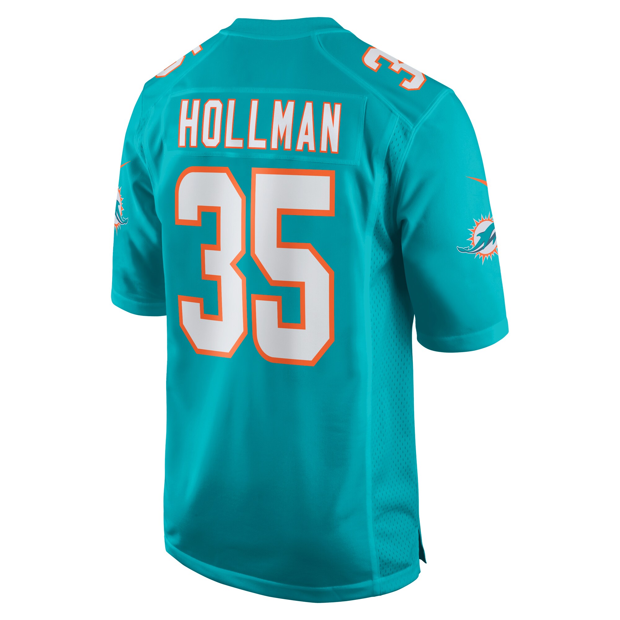 Miami Dolphins Ka'Dar Hollman Aqua Home Game Player NFL Jersey Men's