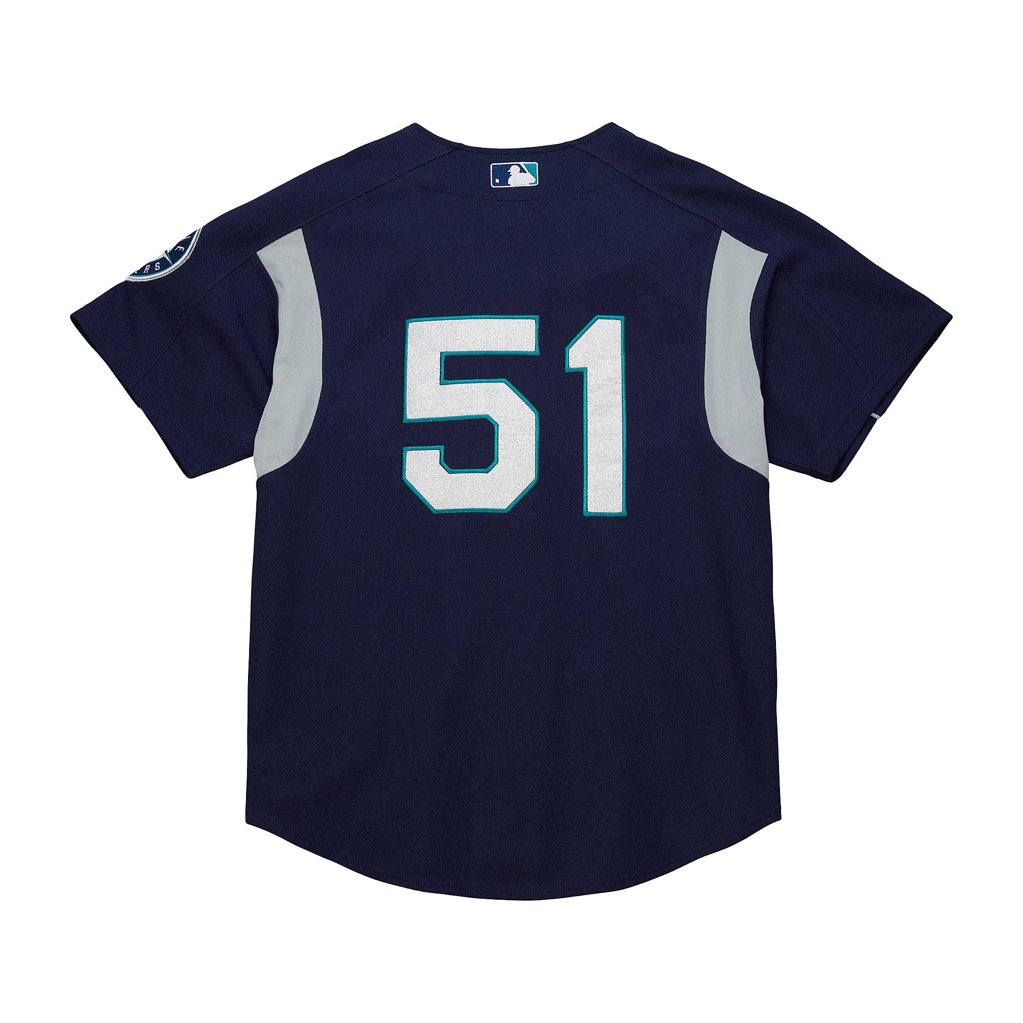 Seattle Mariners Ichiro Suzuki Mitchell Ness Navy Cooperstown Collection Batting Practice MLB Jersey Men's