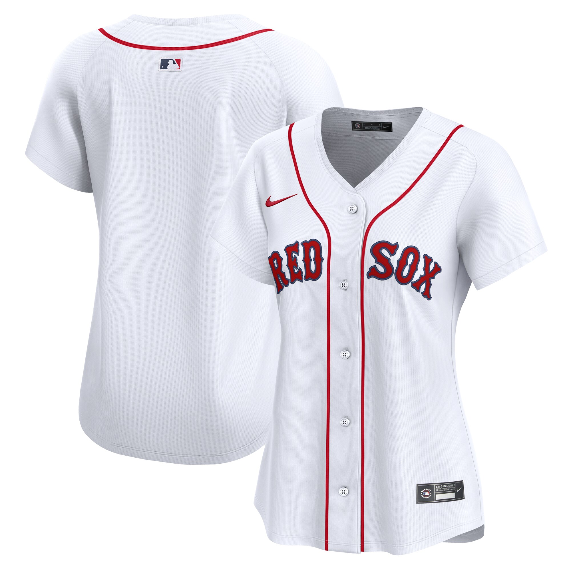 Boston Red Sox White Home Limited MLB Jersey Women's