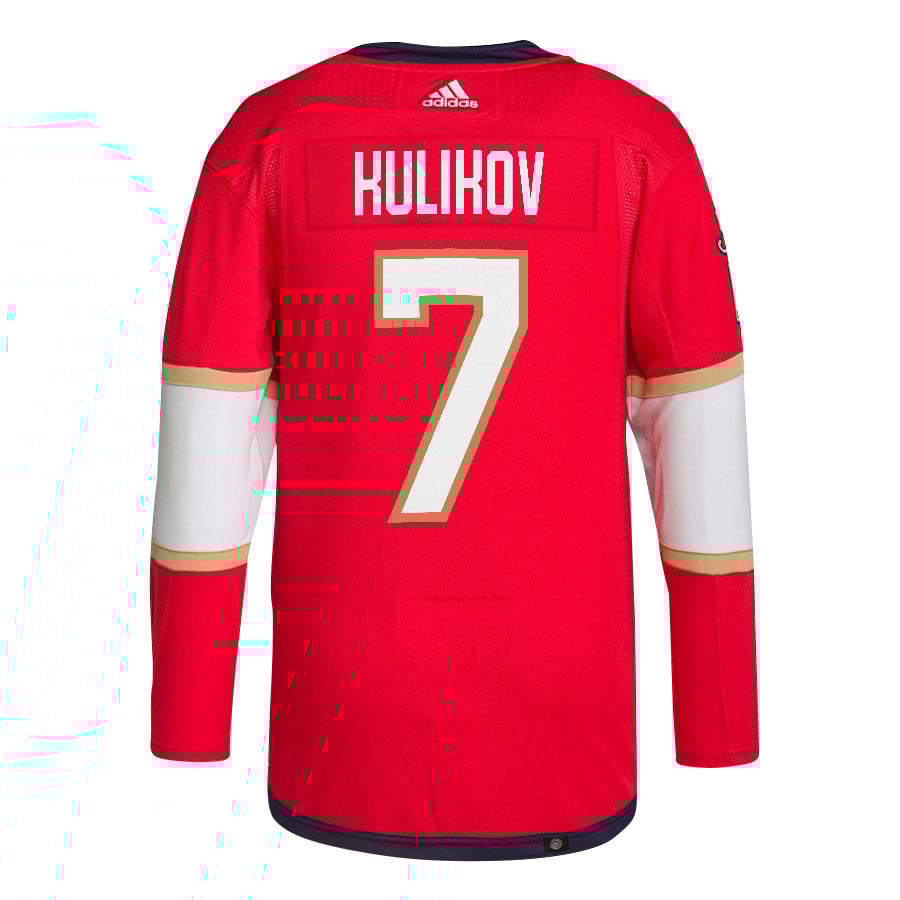 Dmitry Kulikov 7 Florida Panthers 2024 STANLEY CUP Final Home Breakaway Red NHL Jersey Men's
