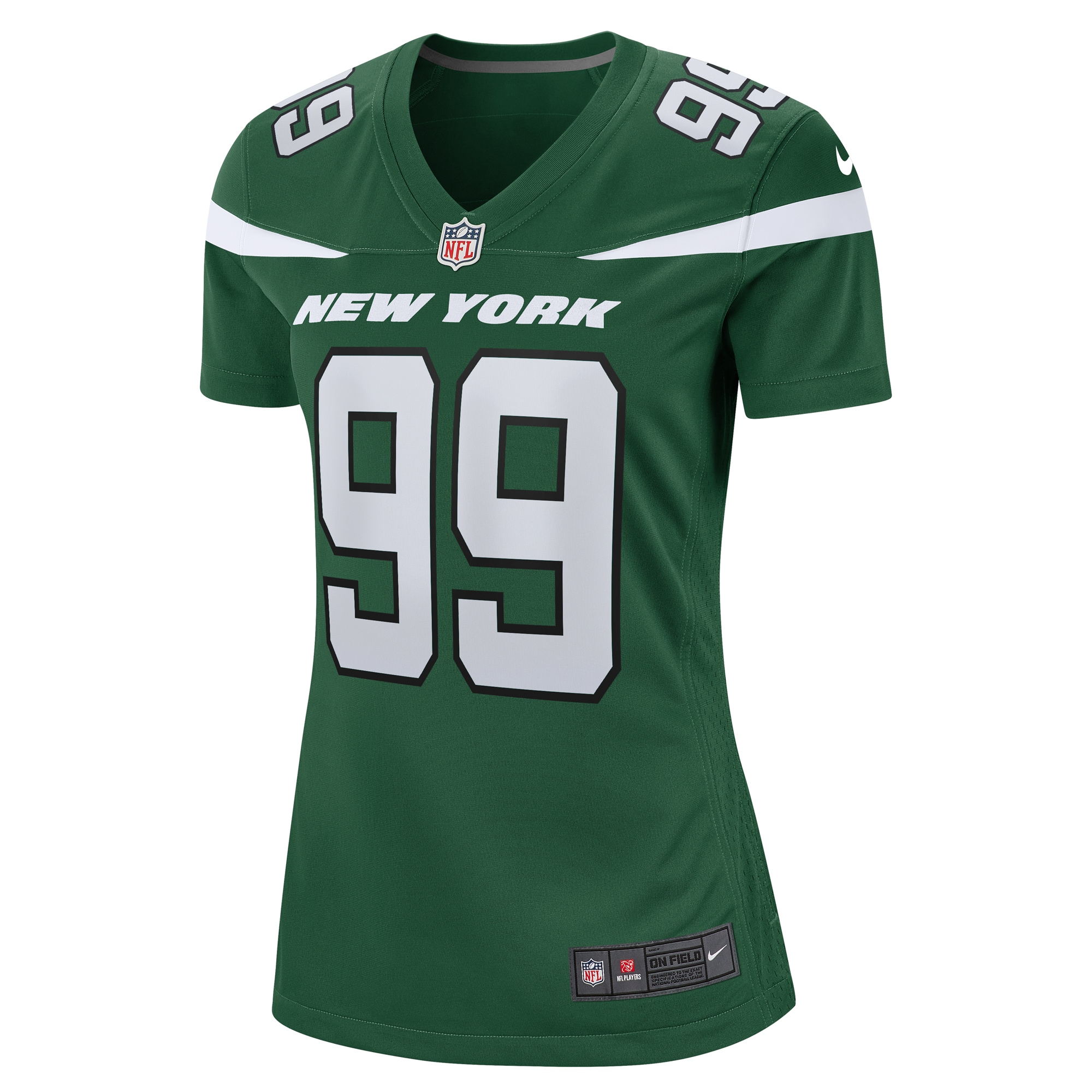 New York Jets Will McDonald IV Gotham Green Game NFL Jersey Women's