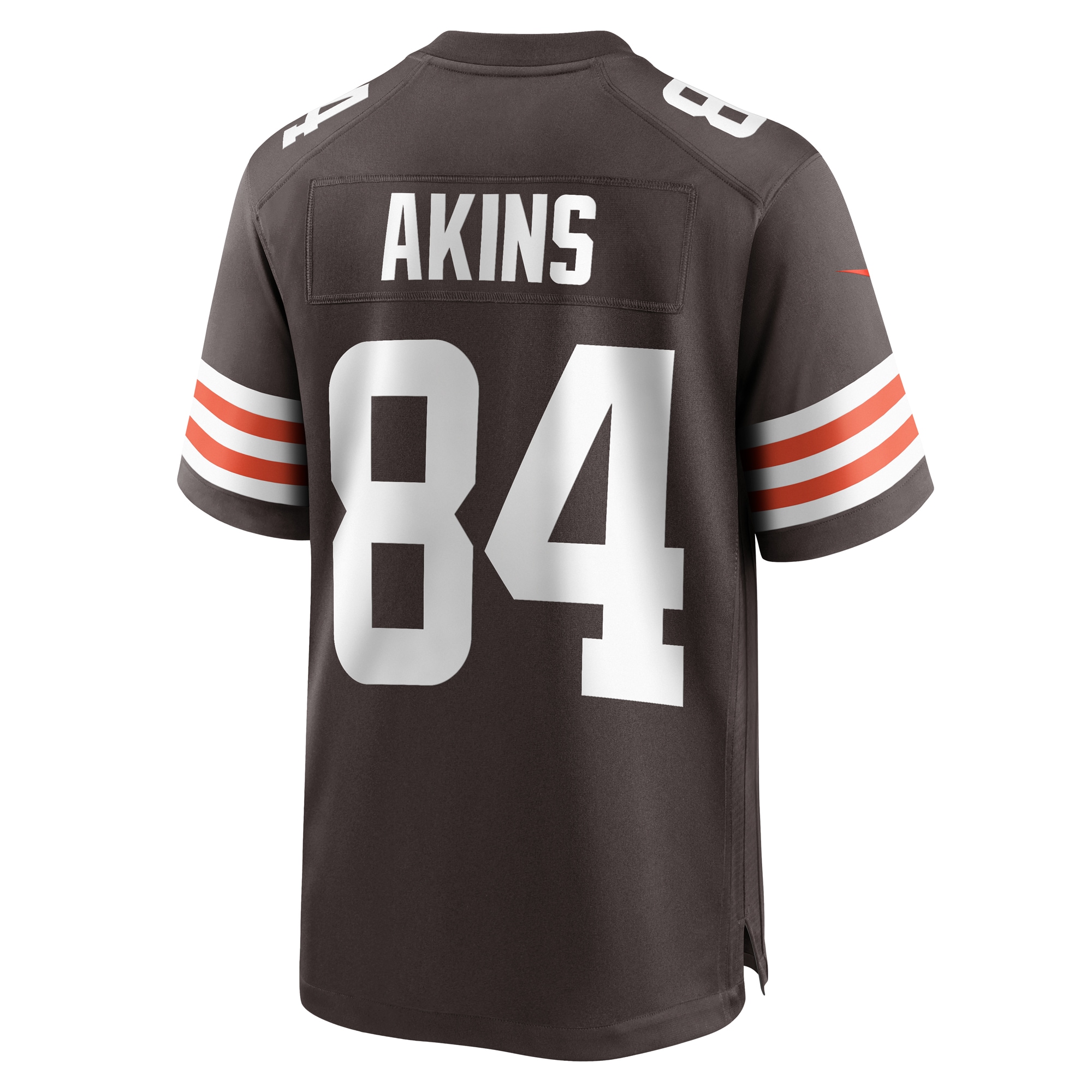Cleveland Browns Akins Brown Game Player NFL Jersey Men's