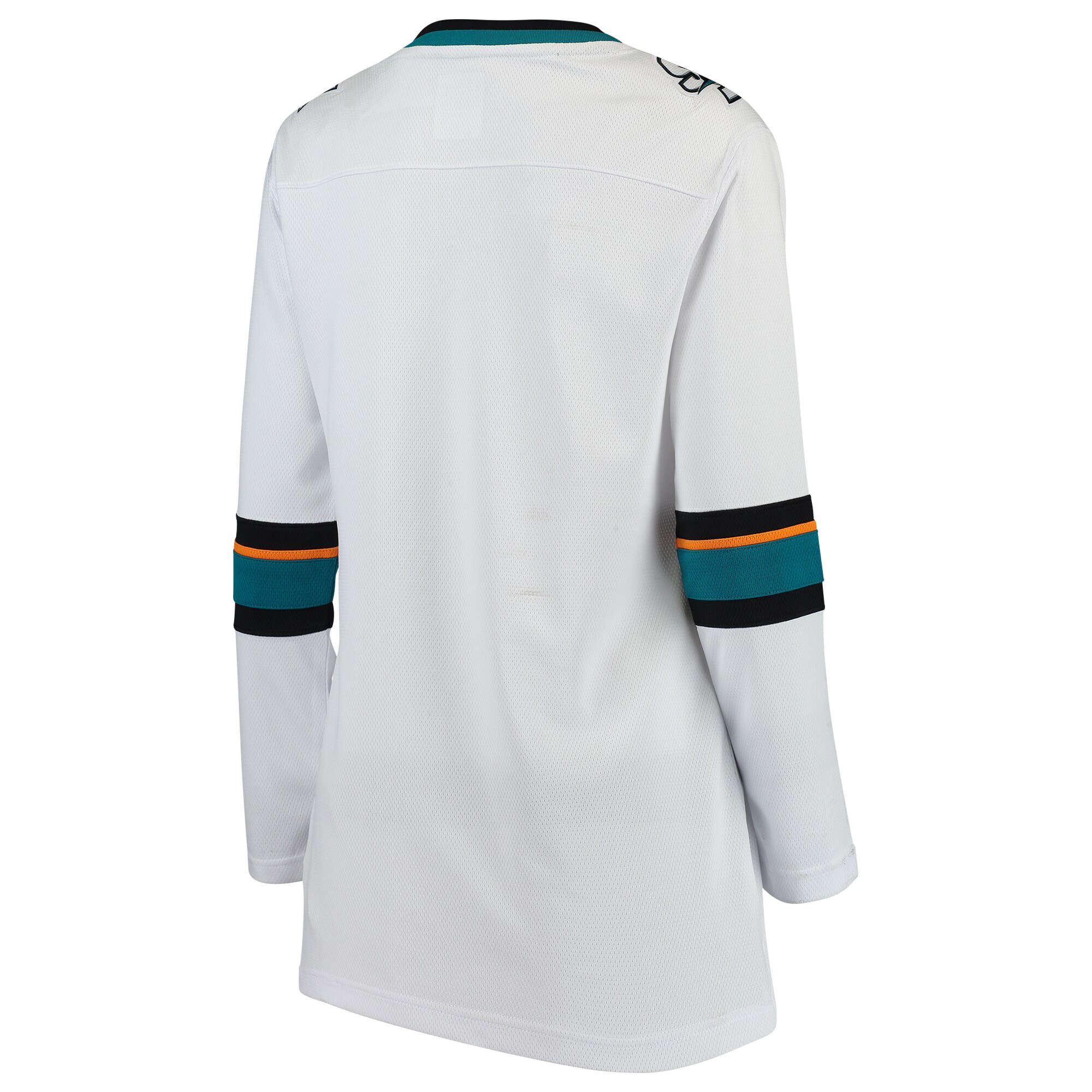 San Jose Sharks White Away Breakaway NHL Jersey Women's