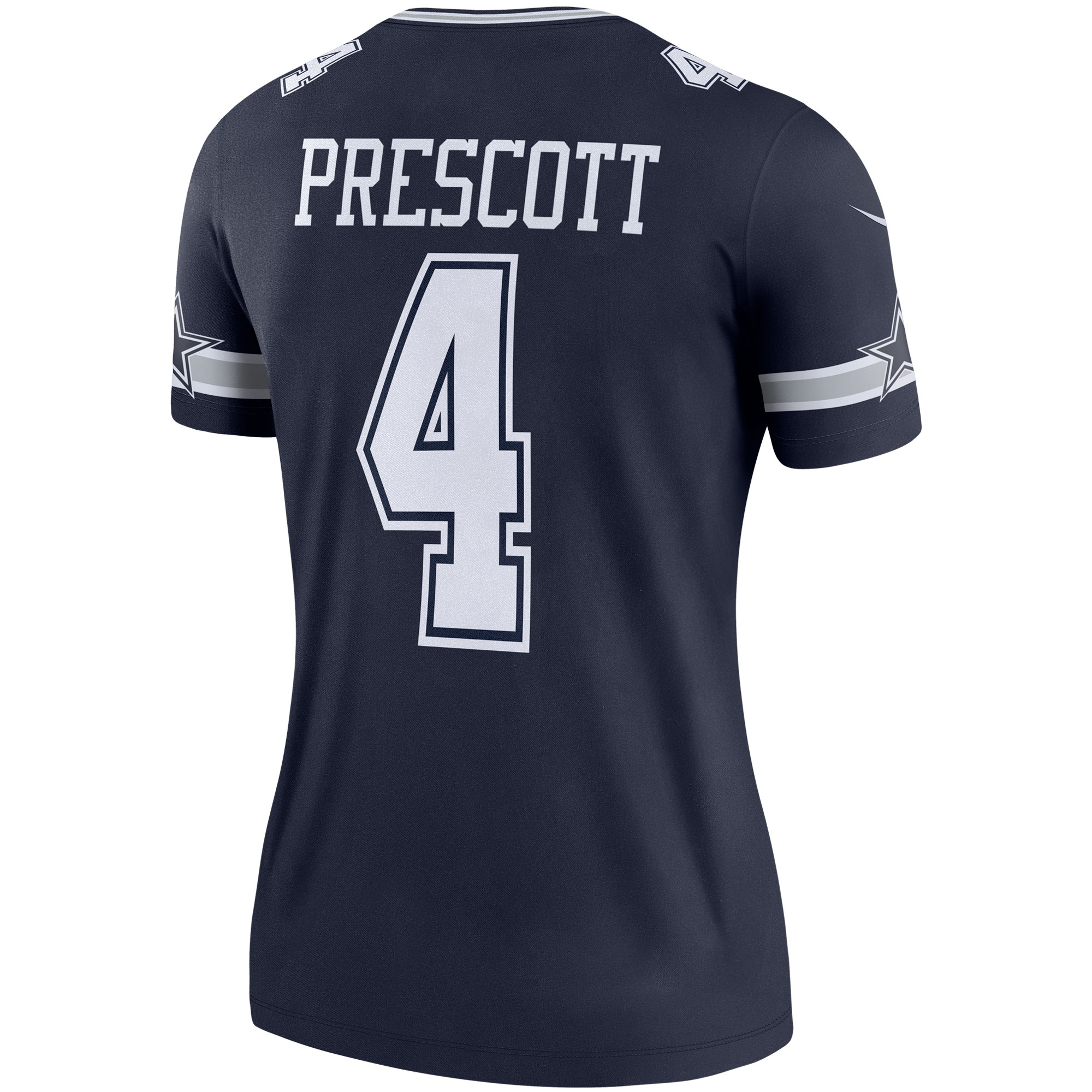 Dallas Cowboys Dak Prescott Navy Legend Player Performance Top NFL Jersey Women's