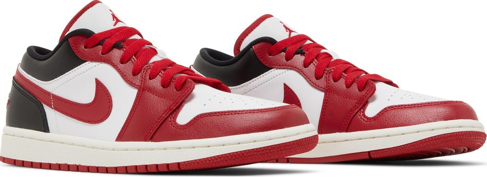 Wmns Air Jordan 1 Low White Gym Red DC0774-160