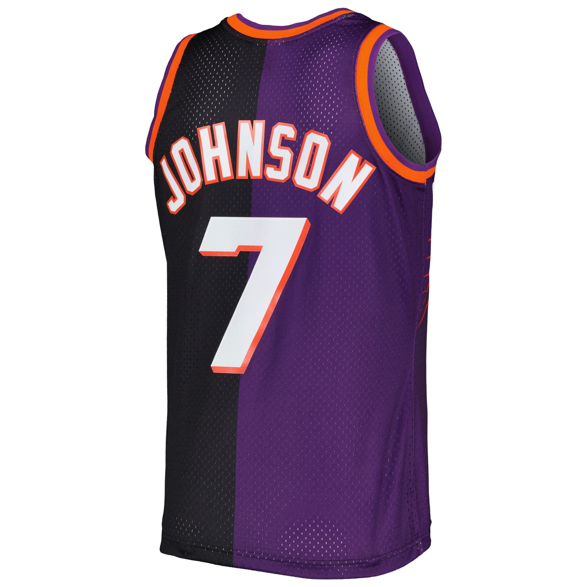 Mitchell Ness Kevin Johnson Purple/Black Phoenix Suns Hardwood Classics 1996/97 Split Swingman NBA Jersey Men's