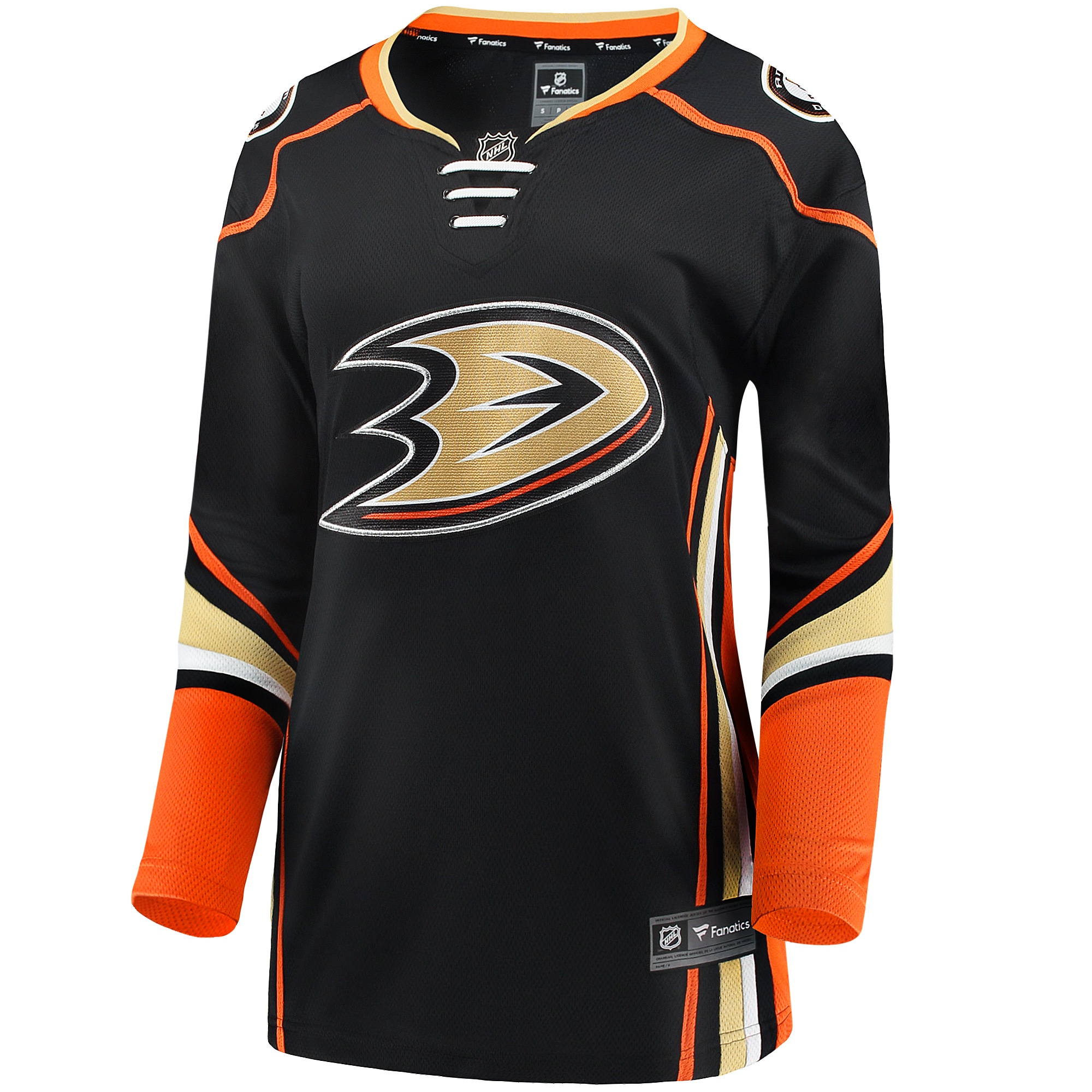 Anaheim Ducks Black Breakaway Home NHL Jersey Women's