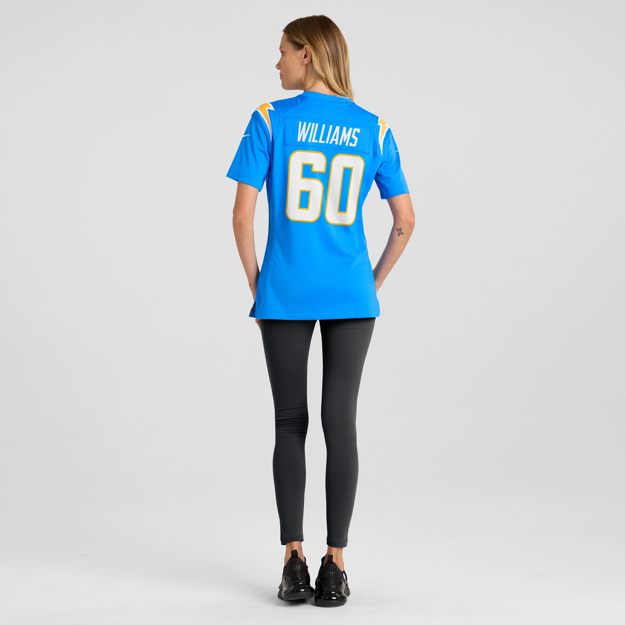 Los Angeles Chargers Bucky Williams Powder Blue Game NFL Jersey Women's