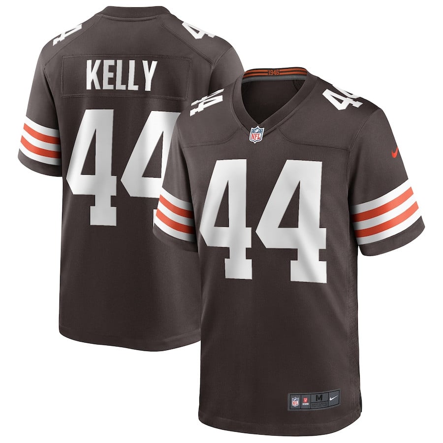 Leroy Kelly 44 Cleveland Browns Game Retired Brown NFL Jersey Men's