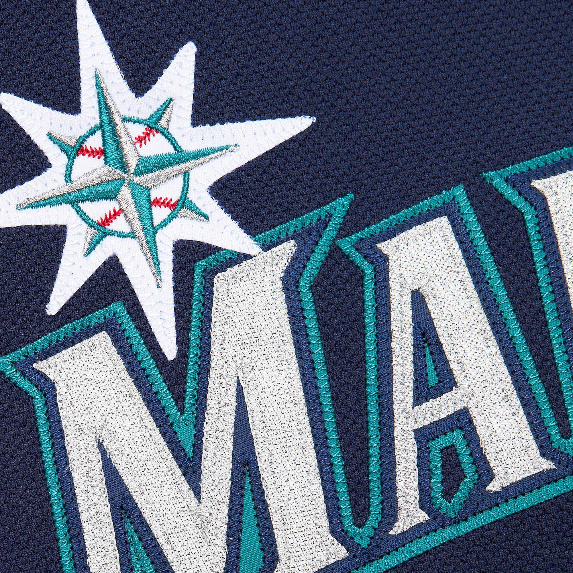 Seattle Mariners Ichiro Suzuki Mitchell Ness Navy Cooperstown Collection Batting Practice MLB Jersey Men's