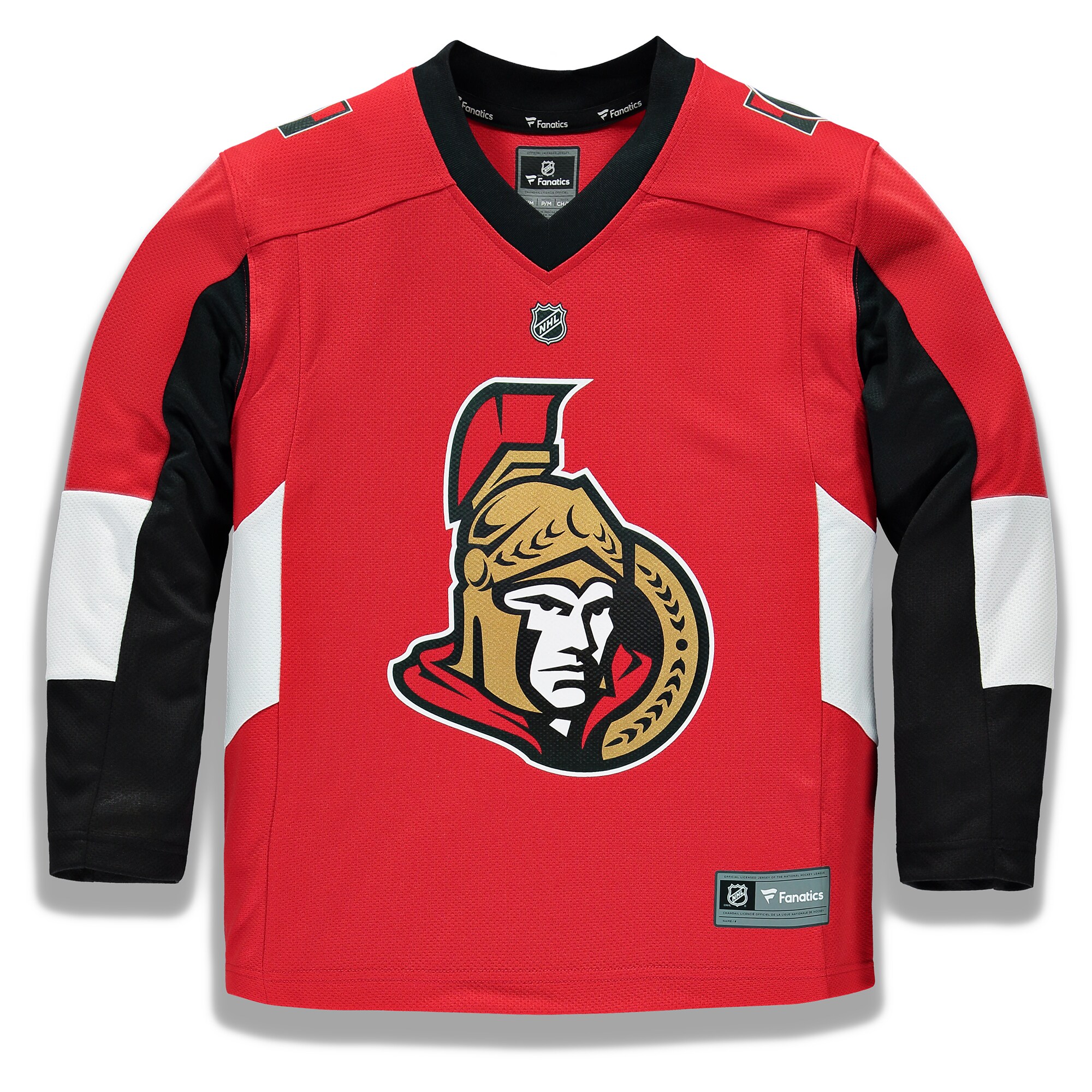 Ottawa Senators Red Home Blank NHL Jersey Youth