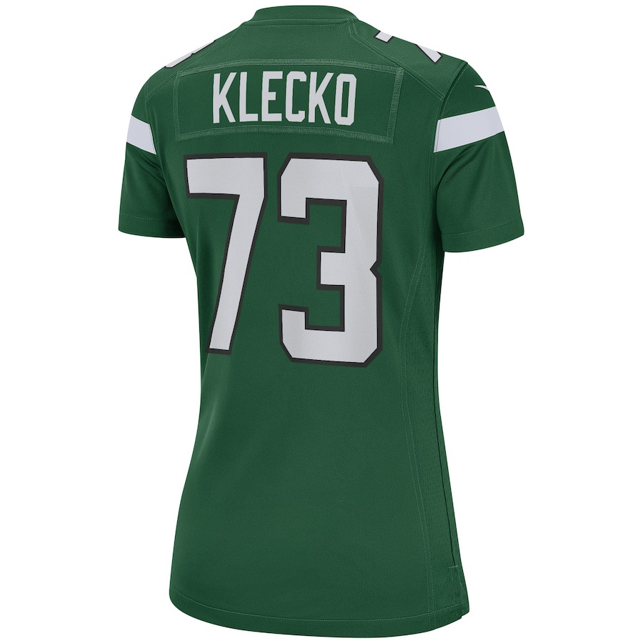 Joe Klecko 73 New York Jets Game Retired Gotham Green NFL Jersey Women's