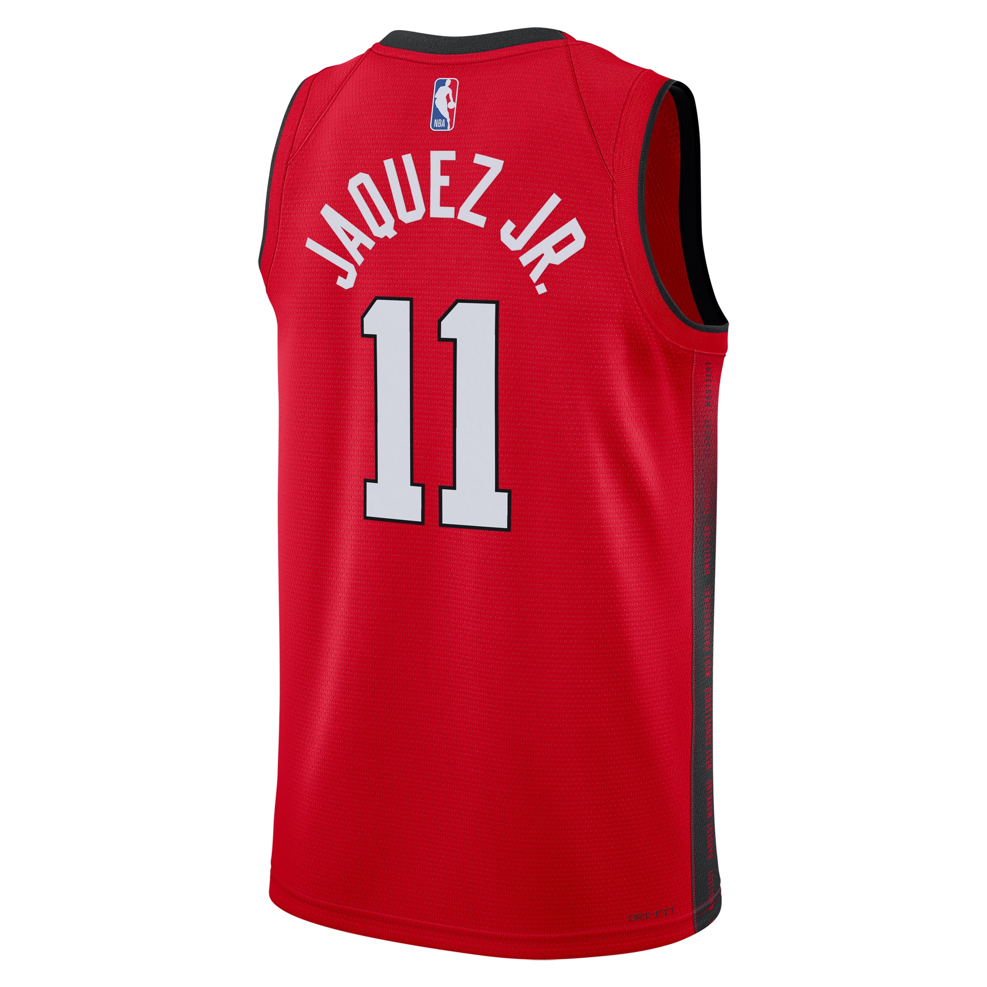 Miami Heat City Edition Swingman 2024 Red Jaime Jaquez Jr Unisex NBA Jersey Unisex
